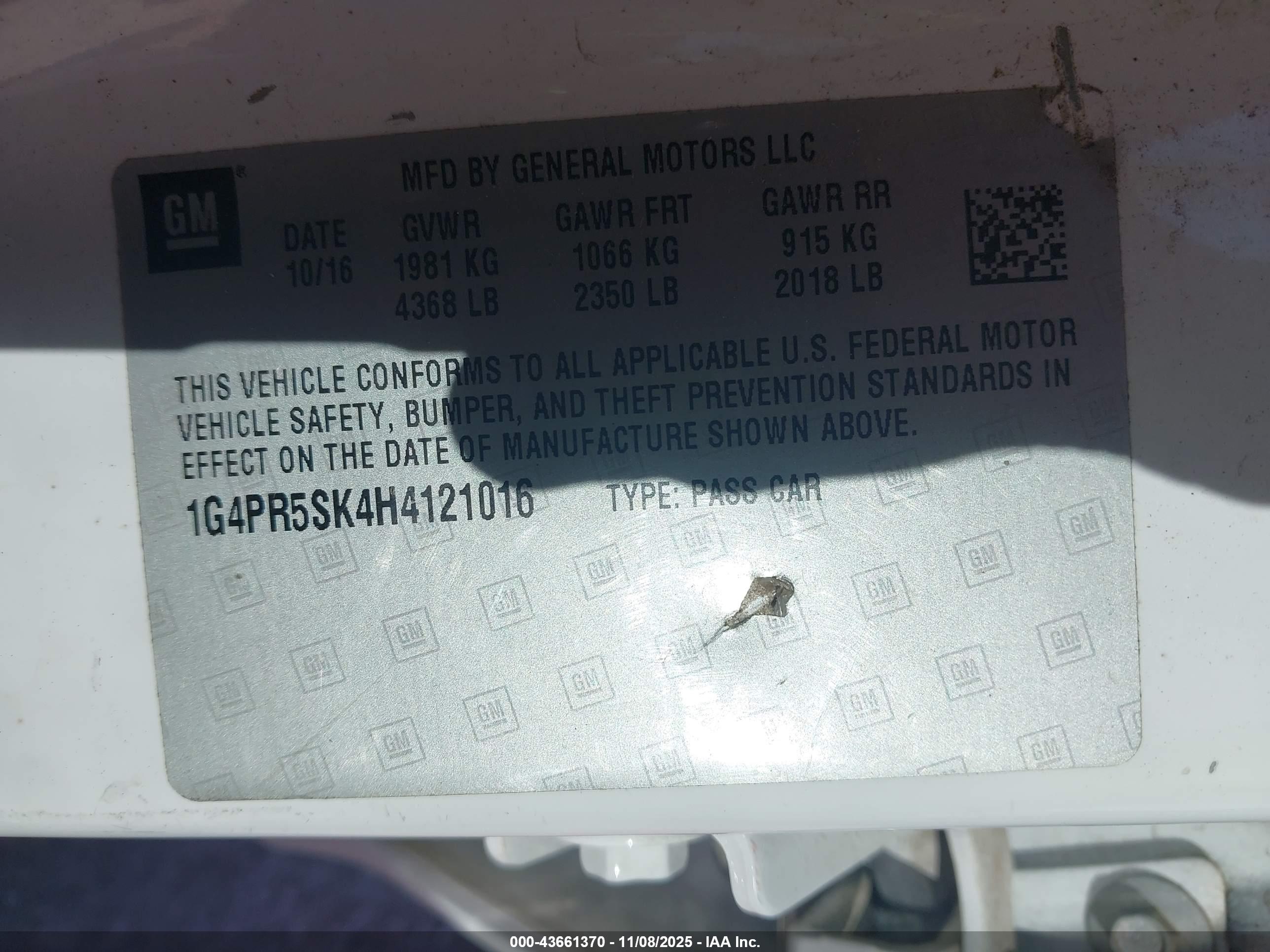 BUICK VERANO image 9