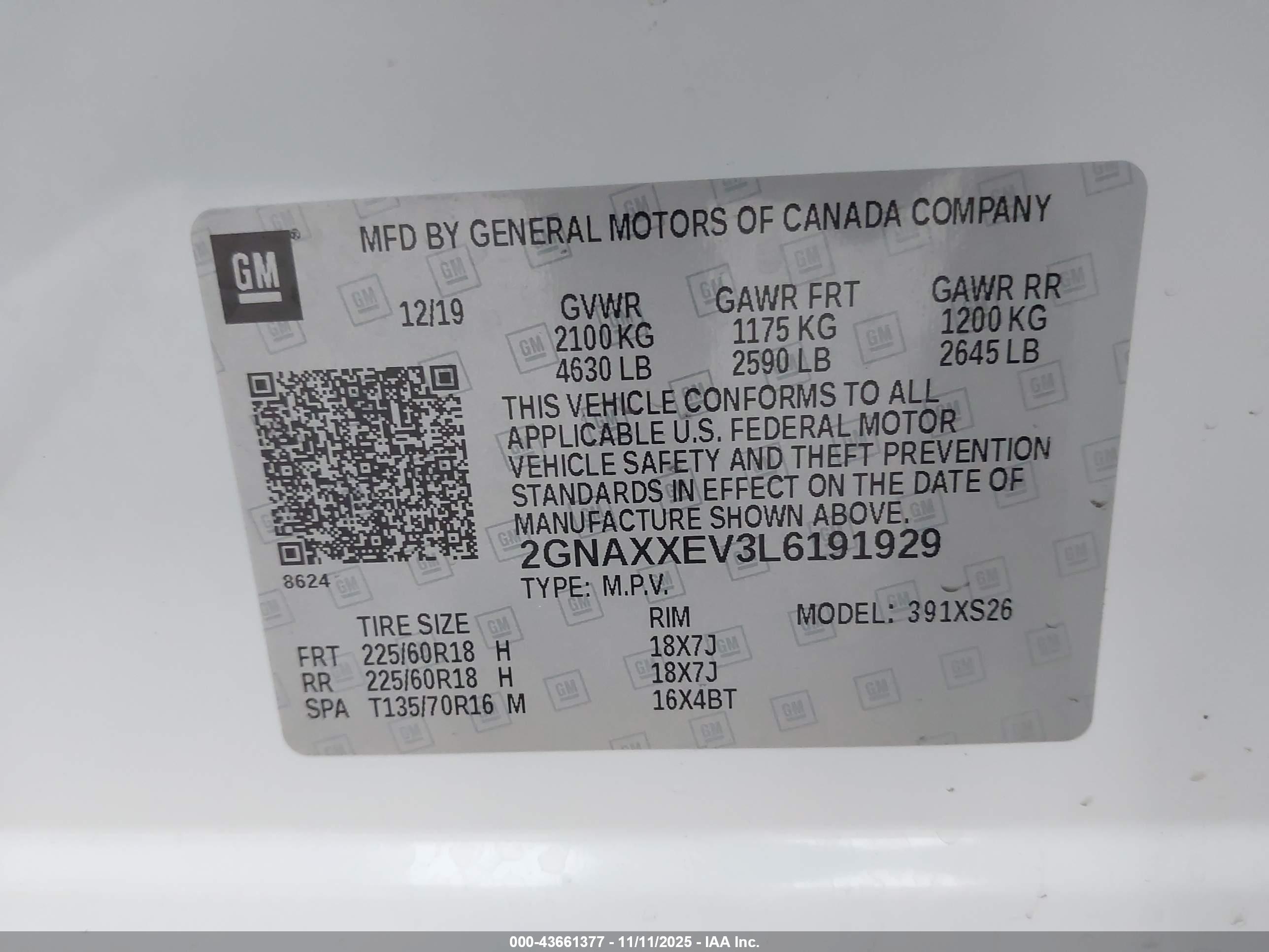 CHEVROLET EQUINOX image 9