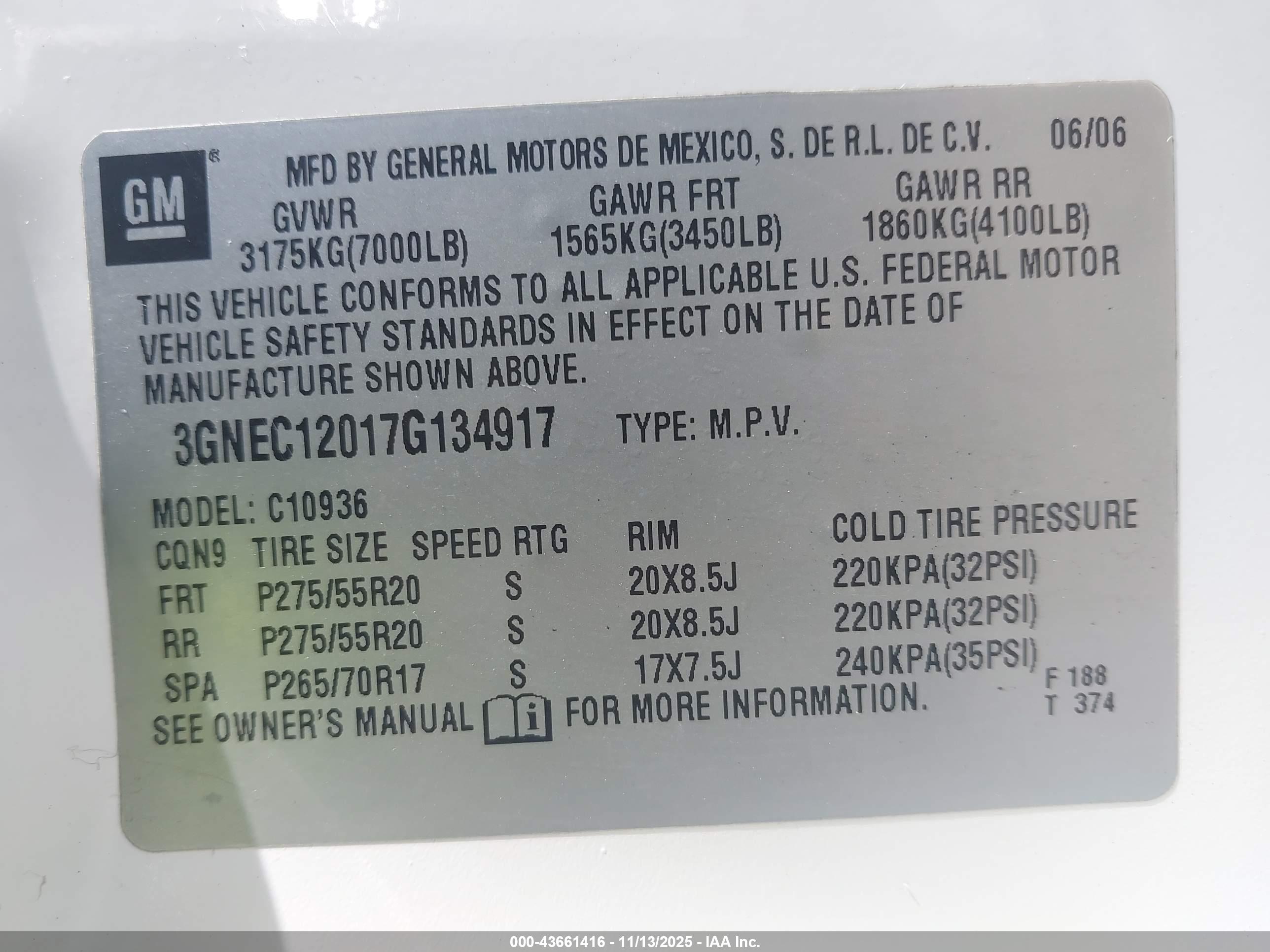 CHEVROLET AVALANCHE image 9