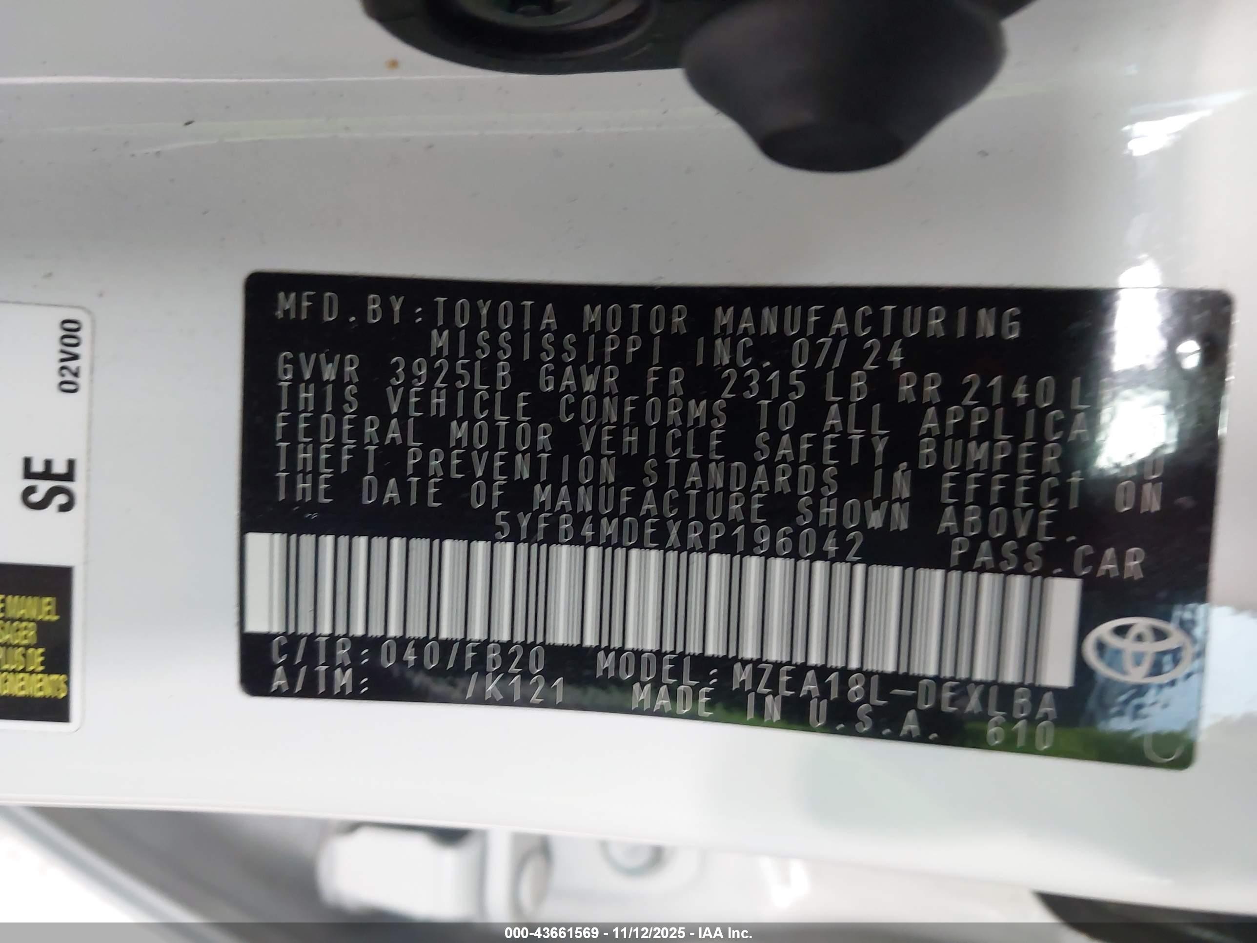 TOYOTA COROLLA image 9