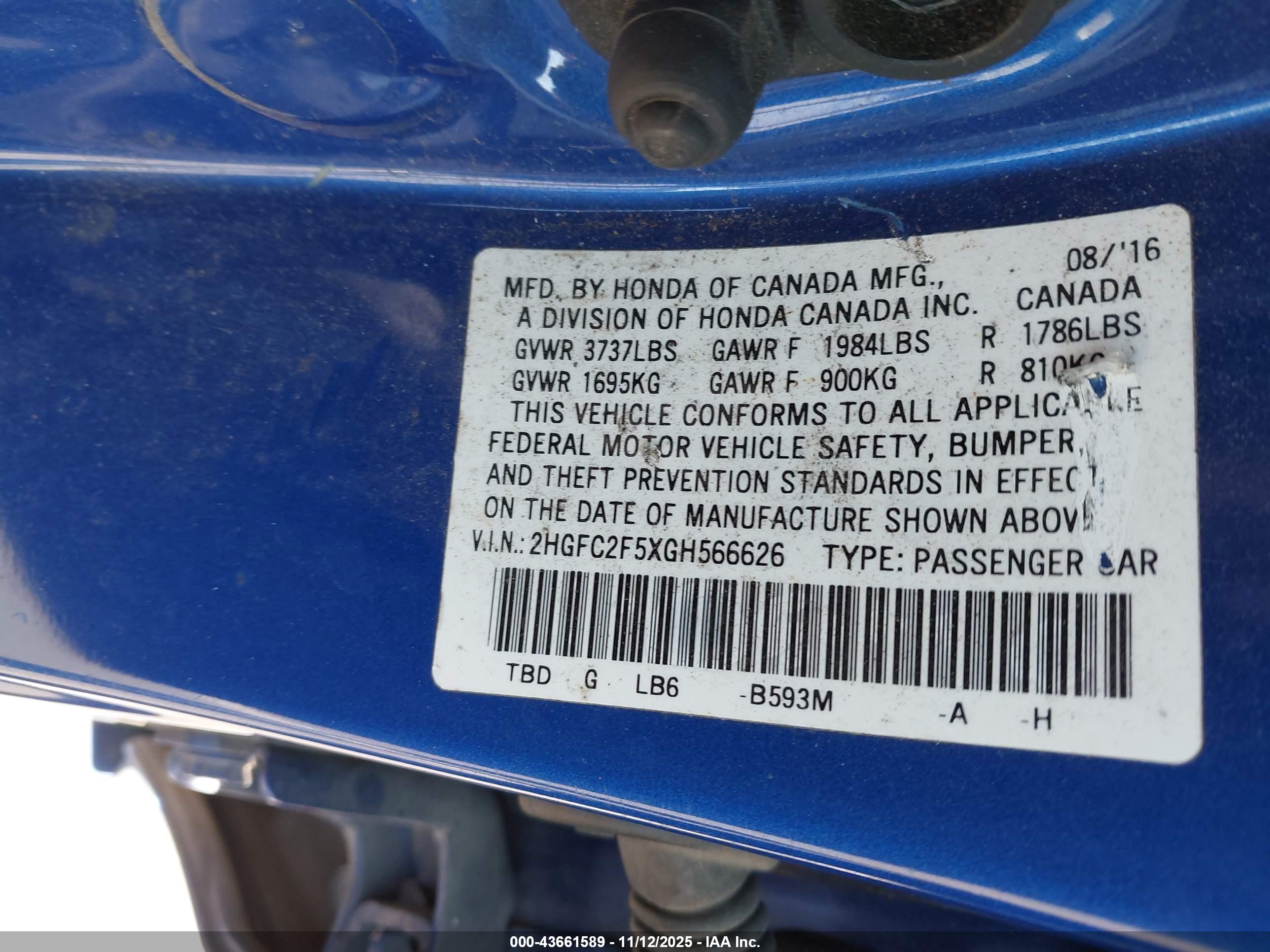 HONDA CIVIC image 9
