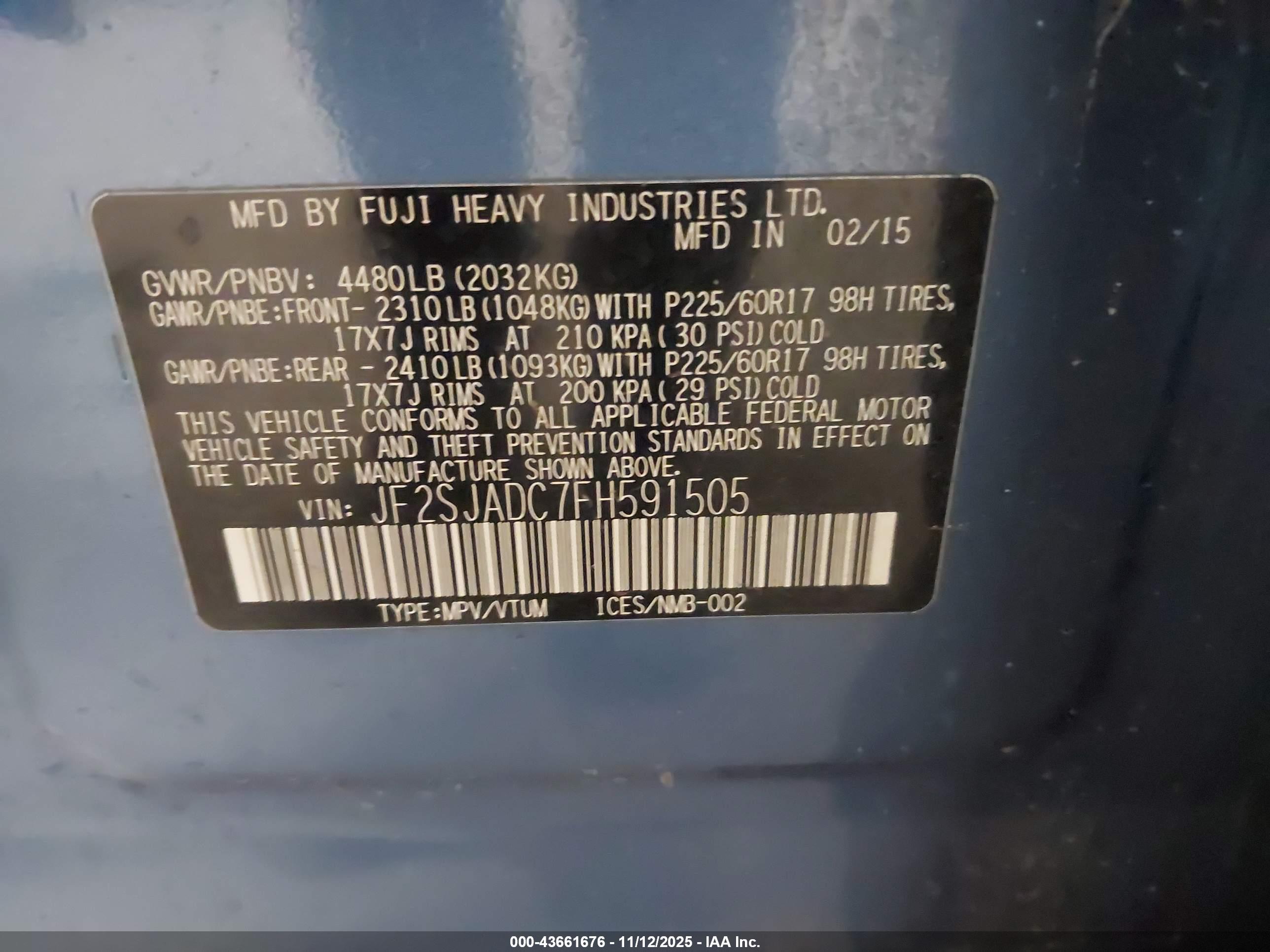 SUBARU FORESTER image 9