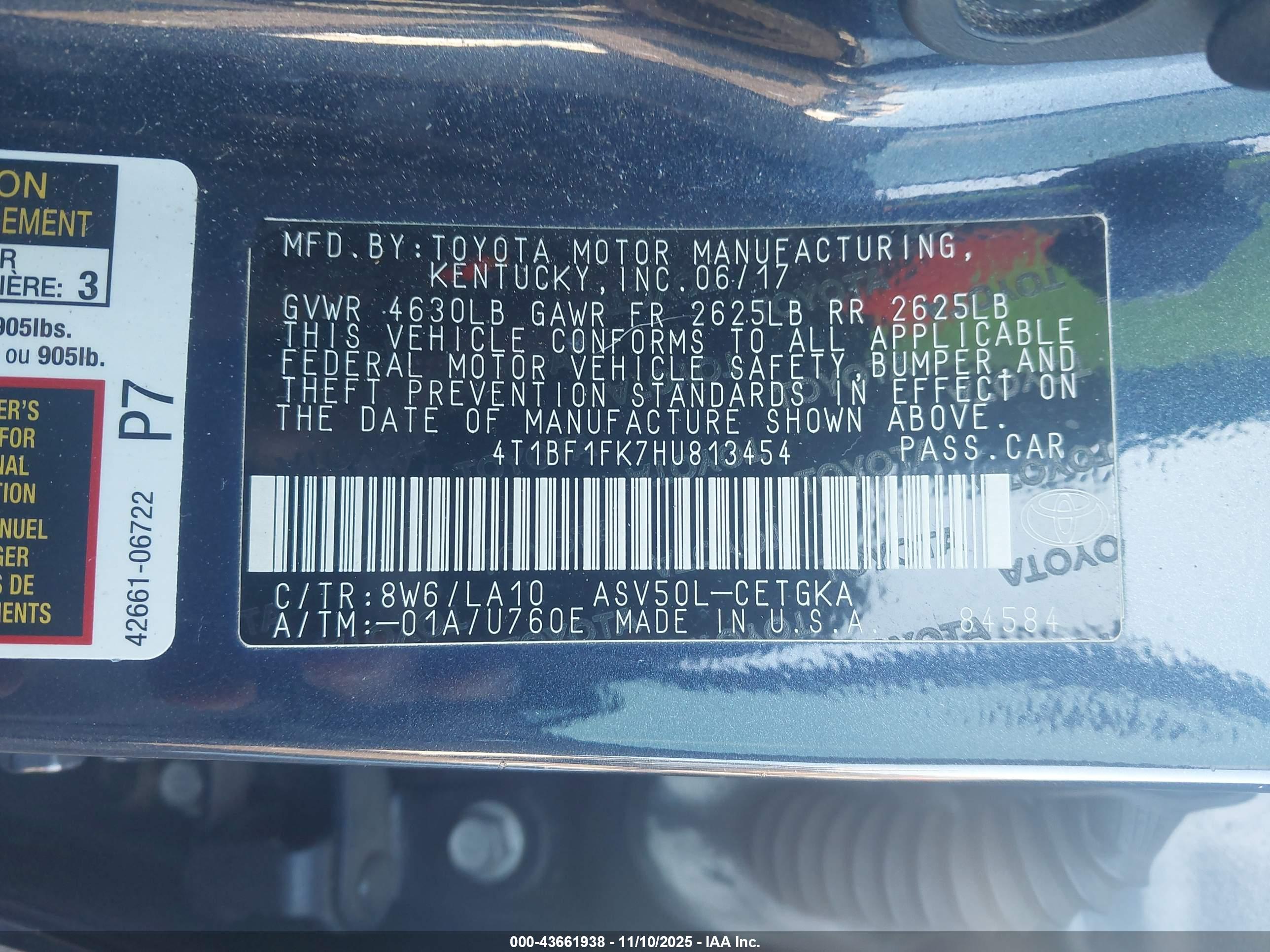 TOYOTA CAMRY image 9