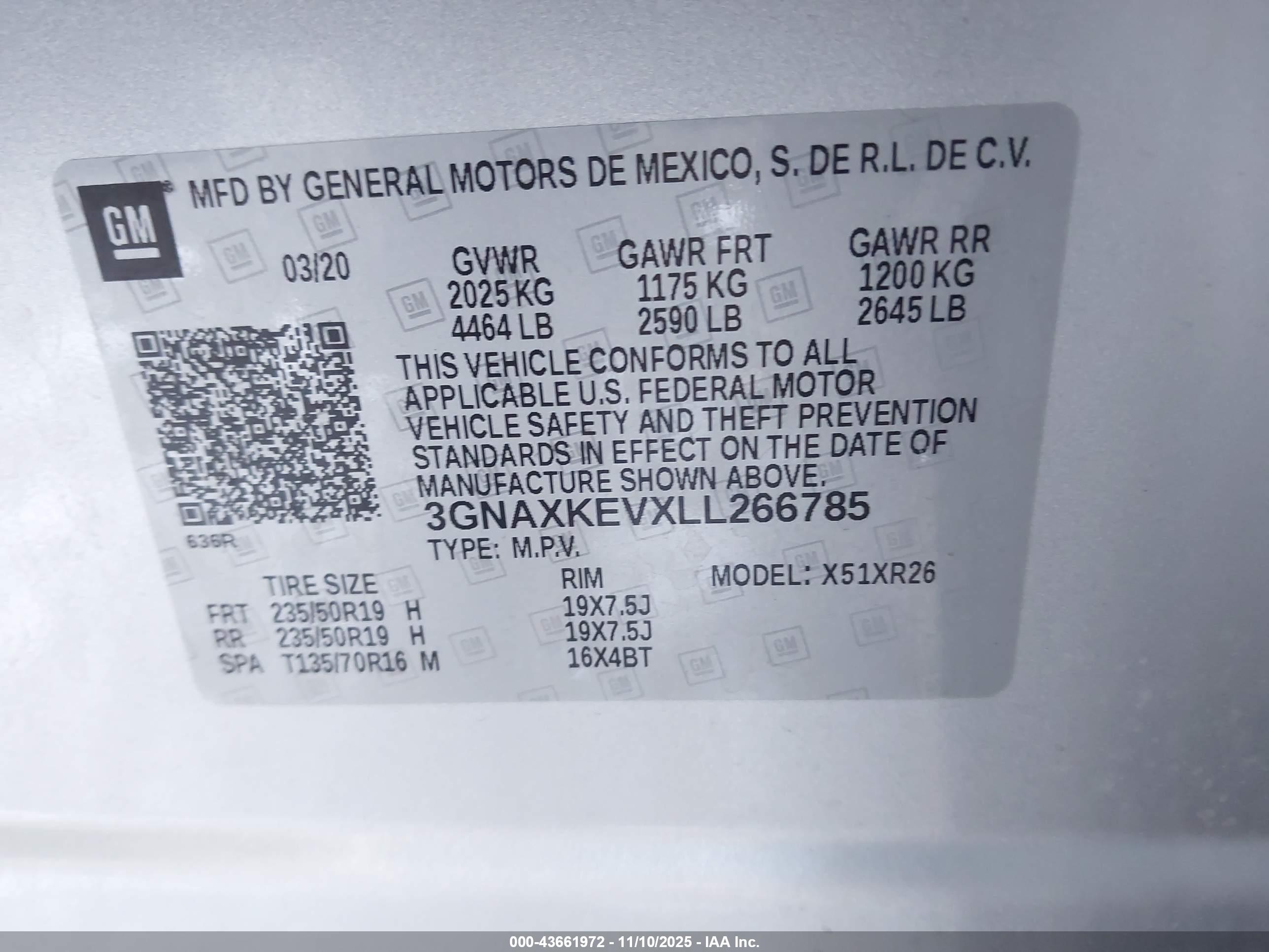 CHEVROLET EQUINOX image 9