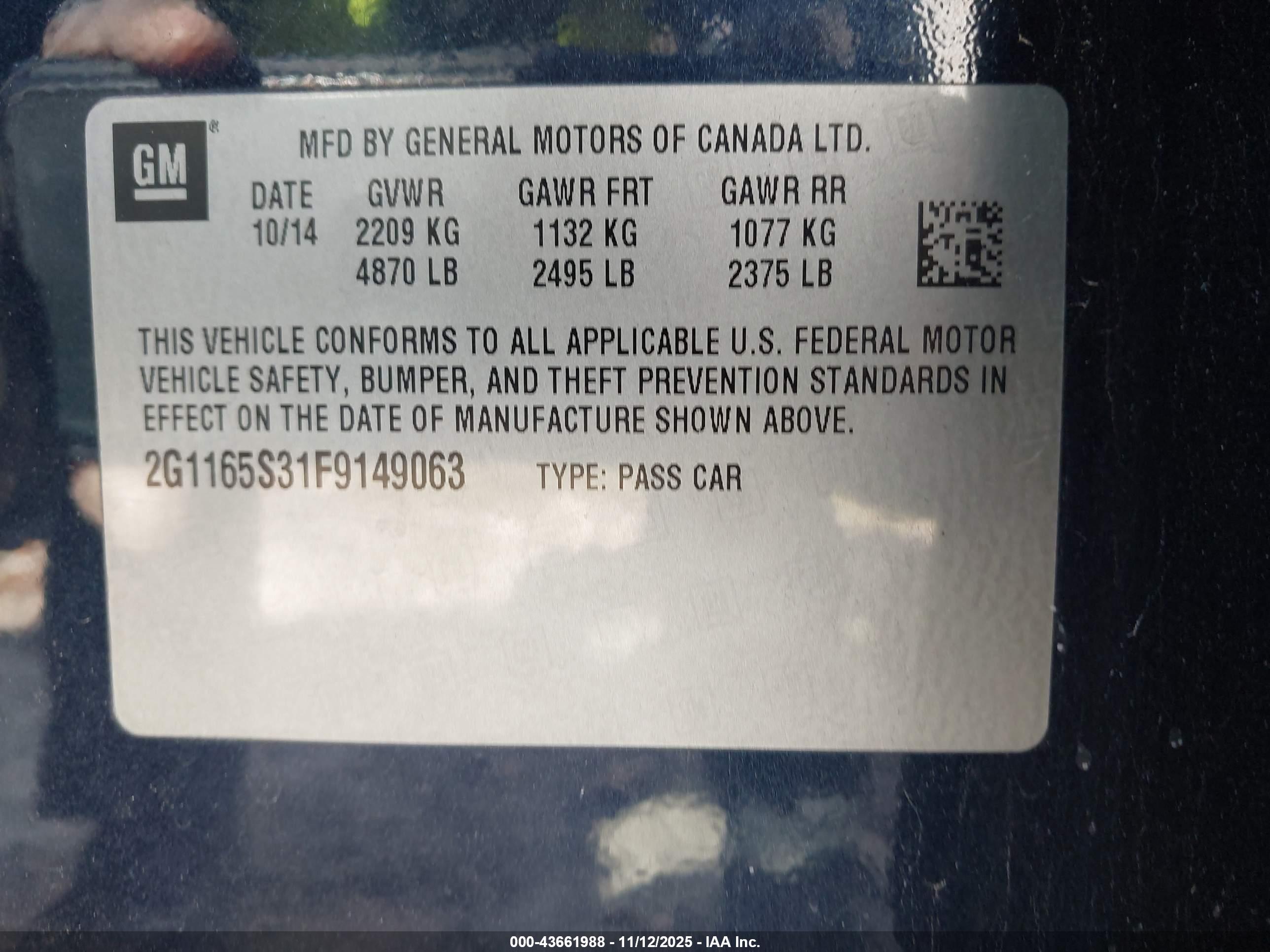 CHEVROLET IMPALA image 9
