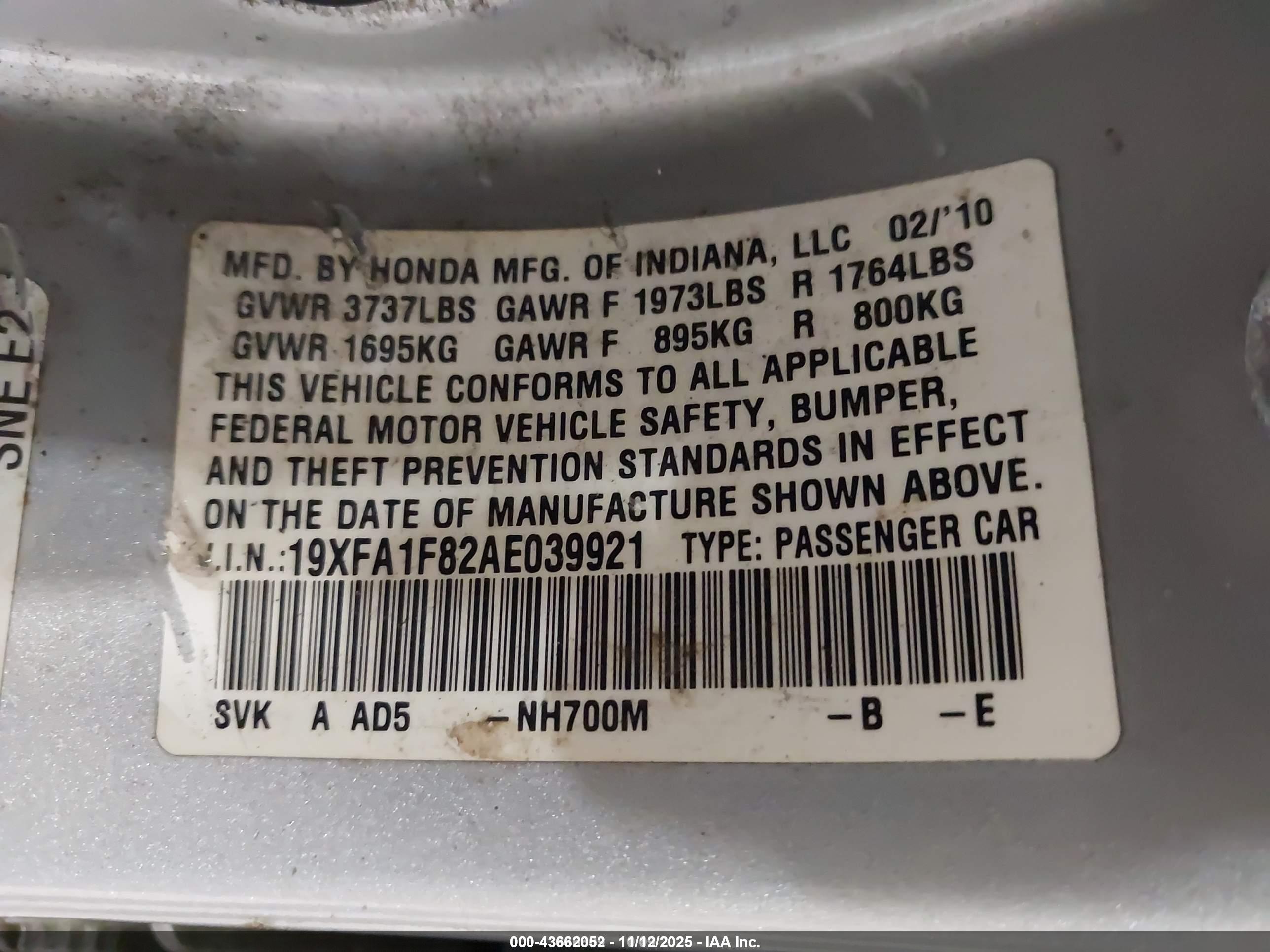 HONDA CIVIC image 9
