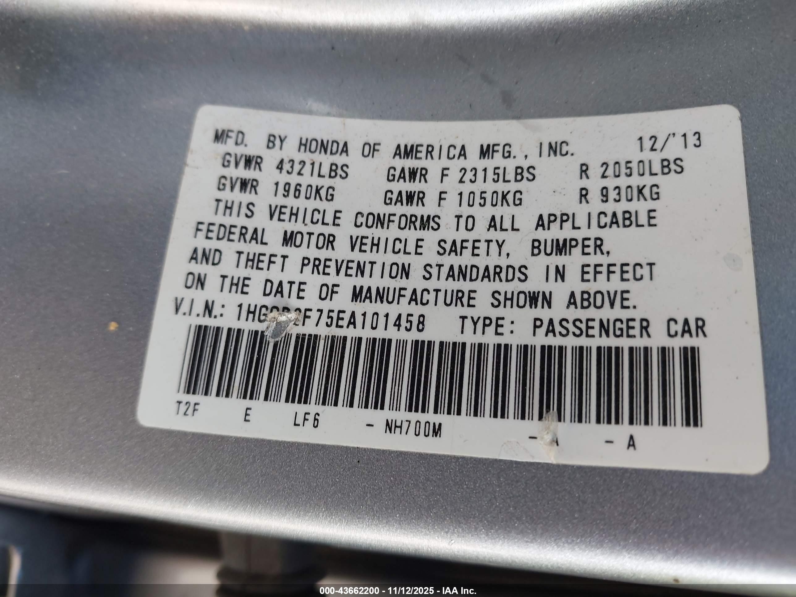 HONDA ACCORD image 9