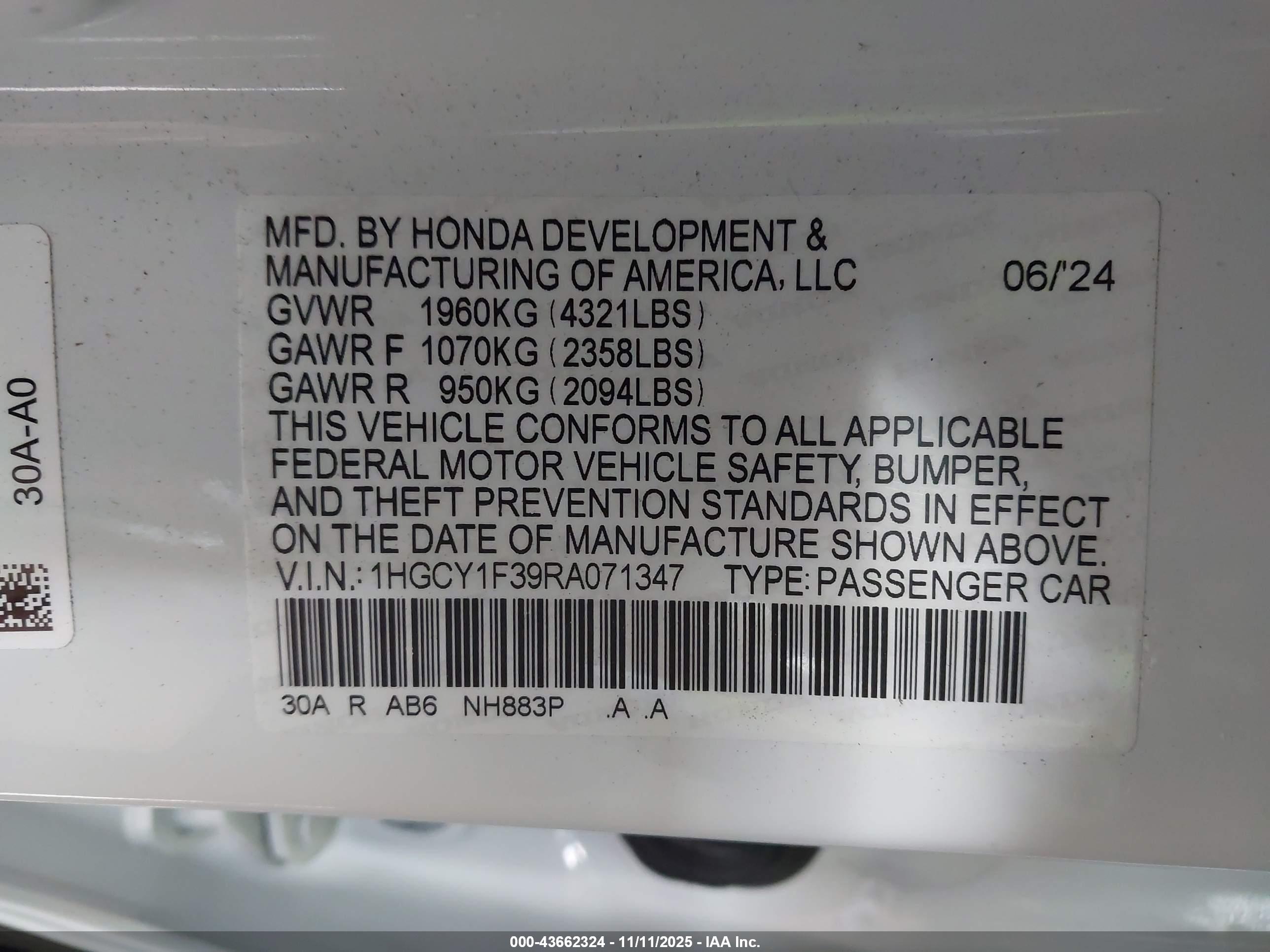 HONDA ACCORD image 9