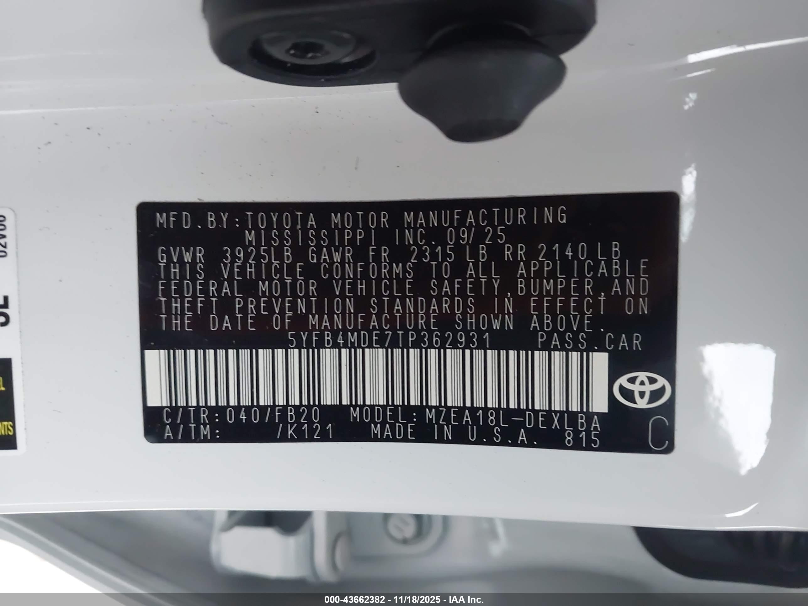 TOYOTA COROLLA image 9