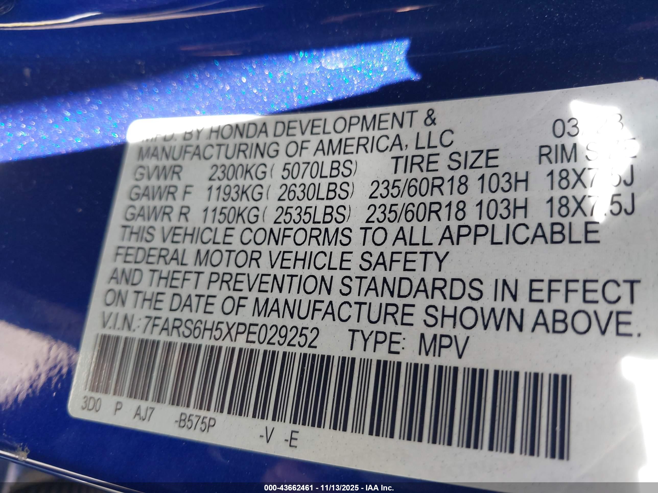 HONDA CR-V image 9