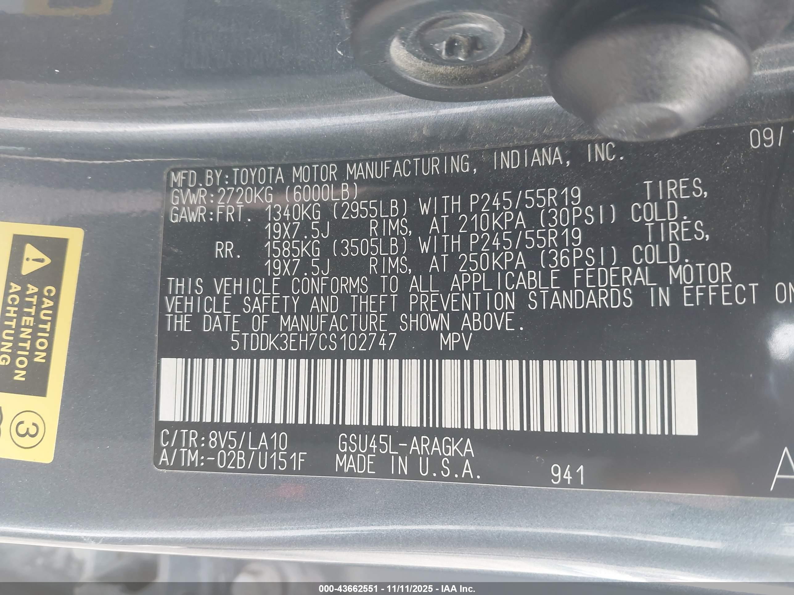 TOYOTA HIGHLANDER image 9