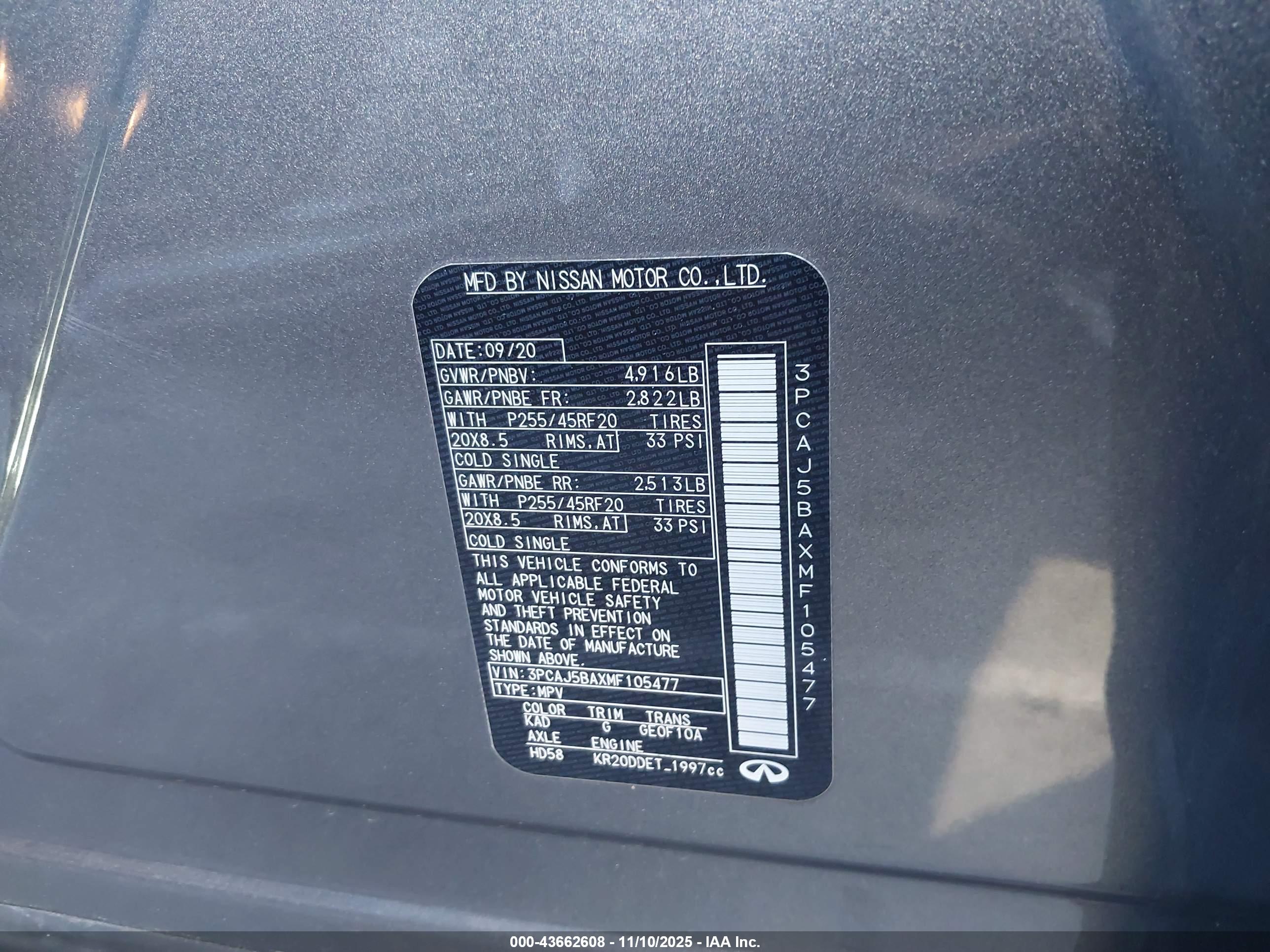 INFINITI QX50 image 9