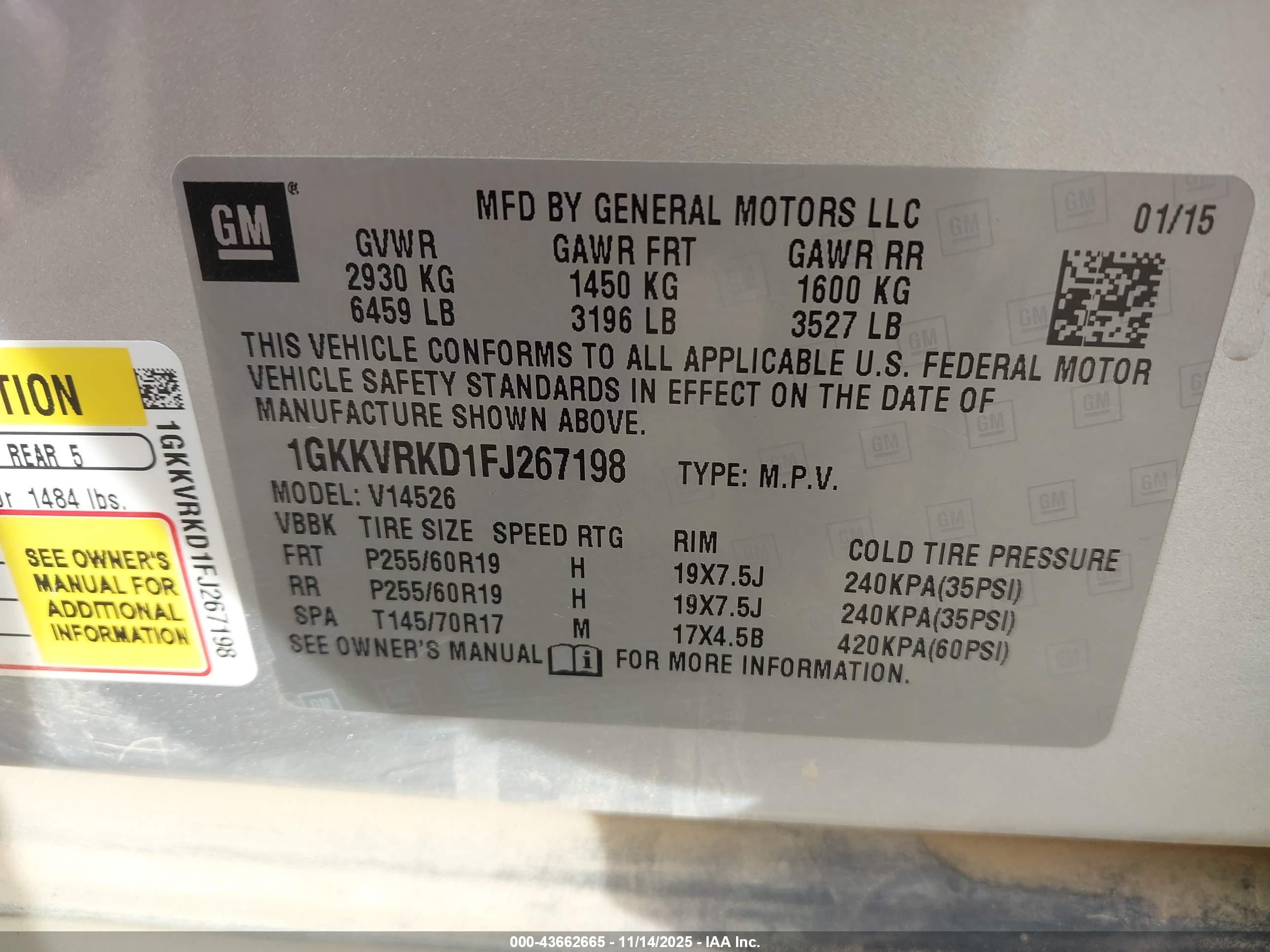 GMC ACADIA image 9