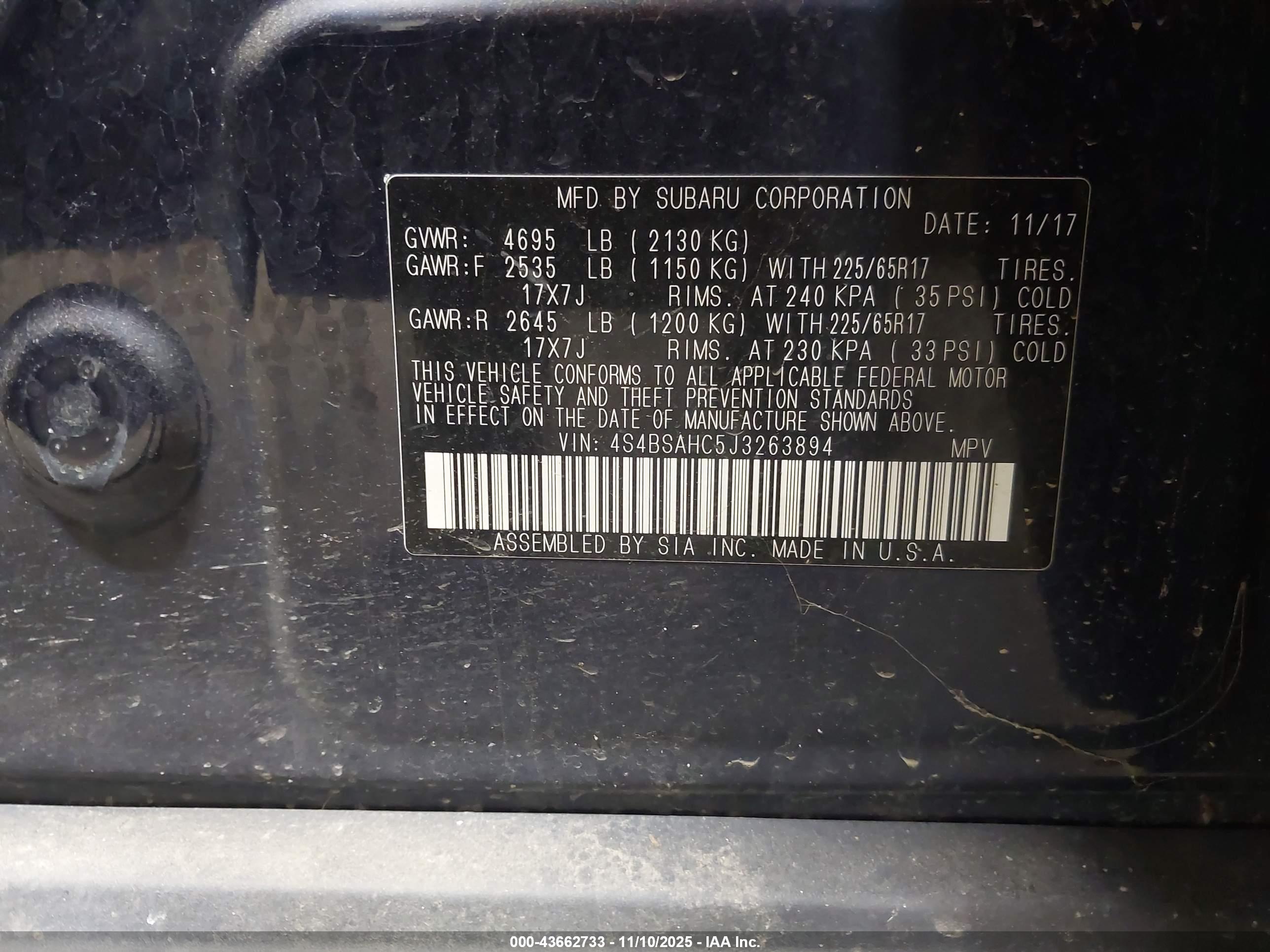 SUBARU OUTBACK image 9