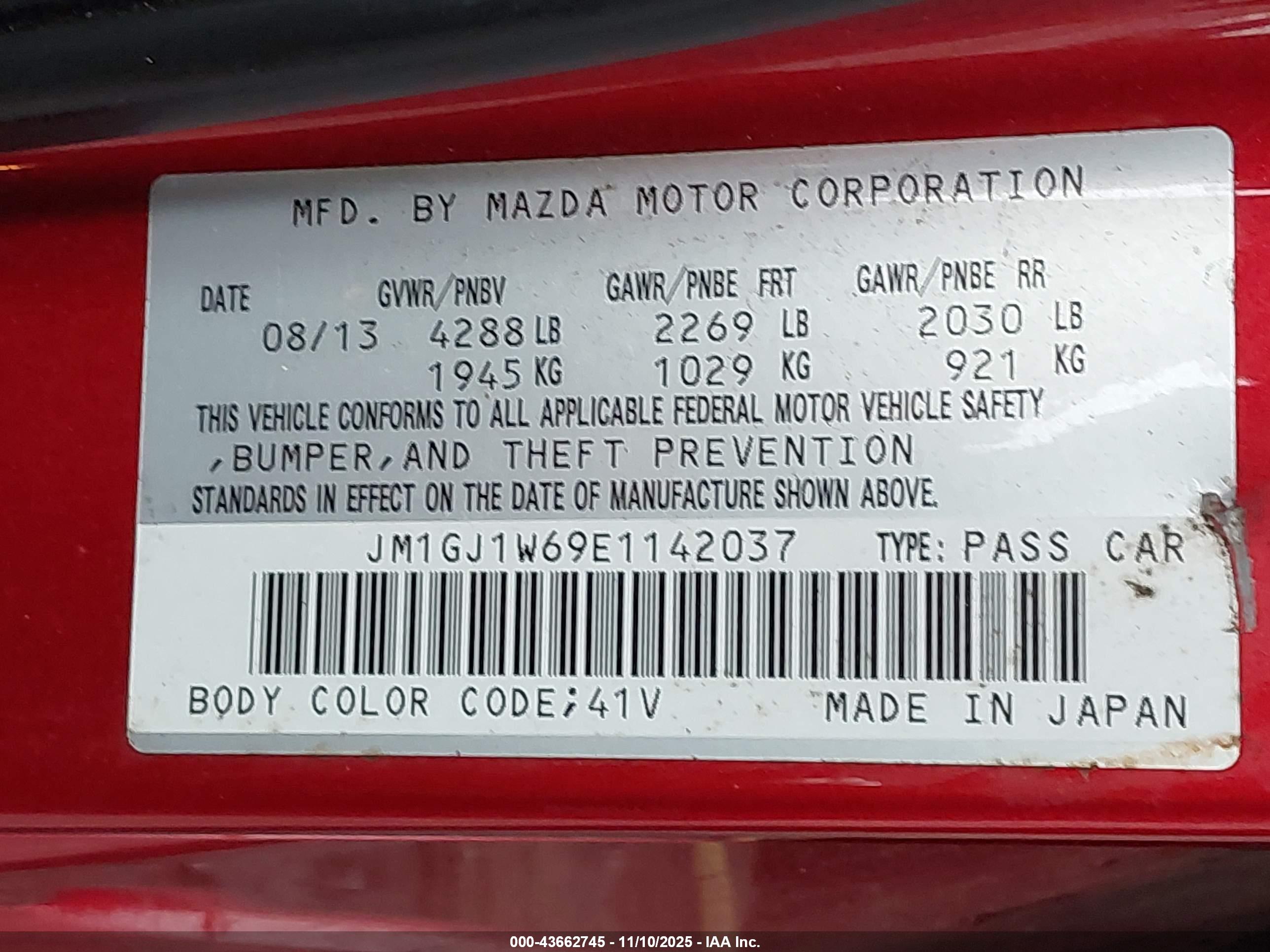 MAZDA MAZDA6 image 9