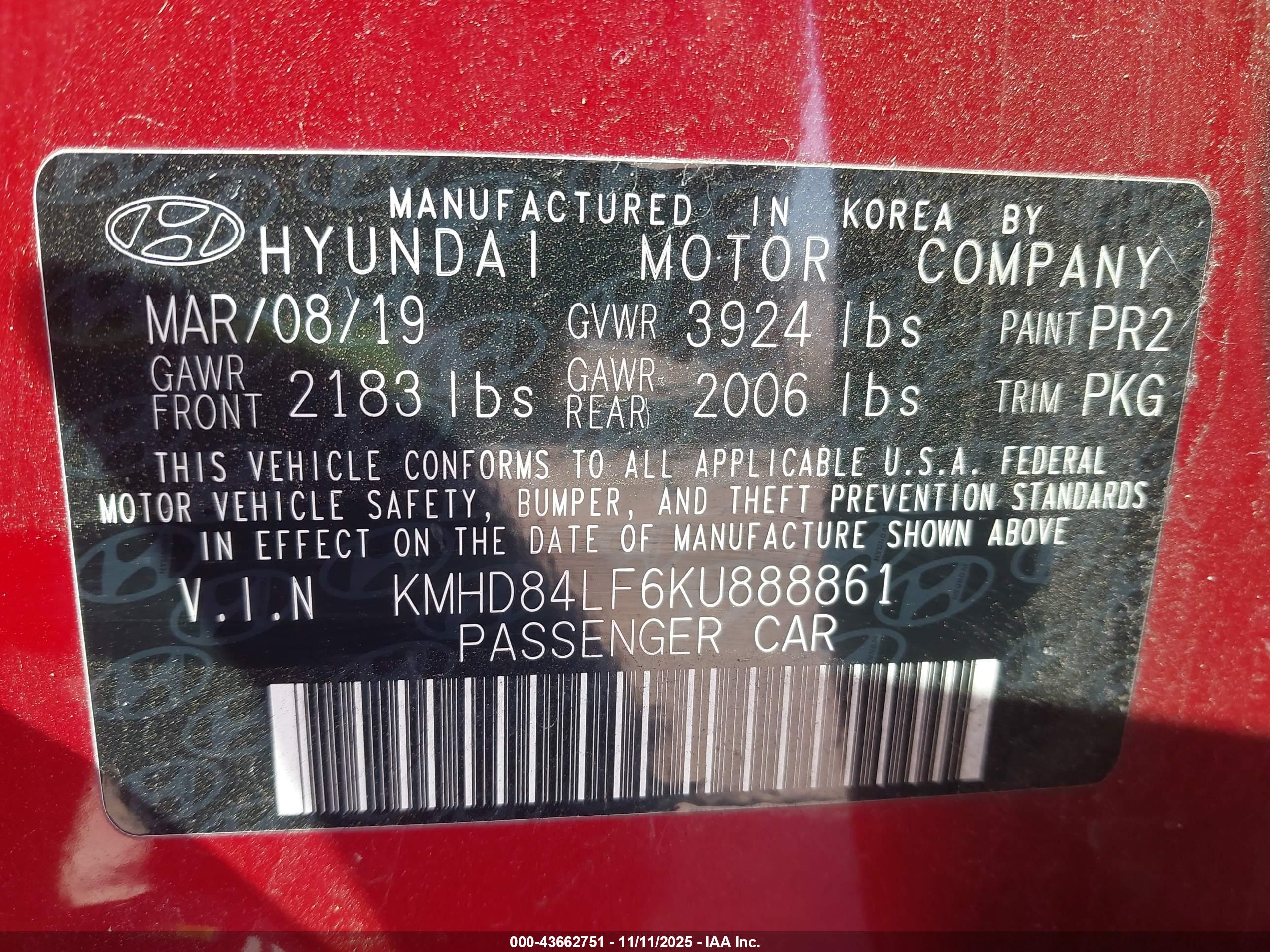 HYUNDAI ELANTRA image 9