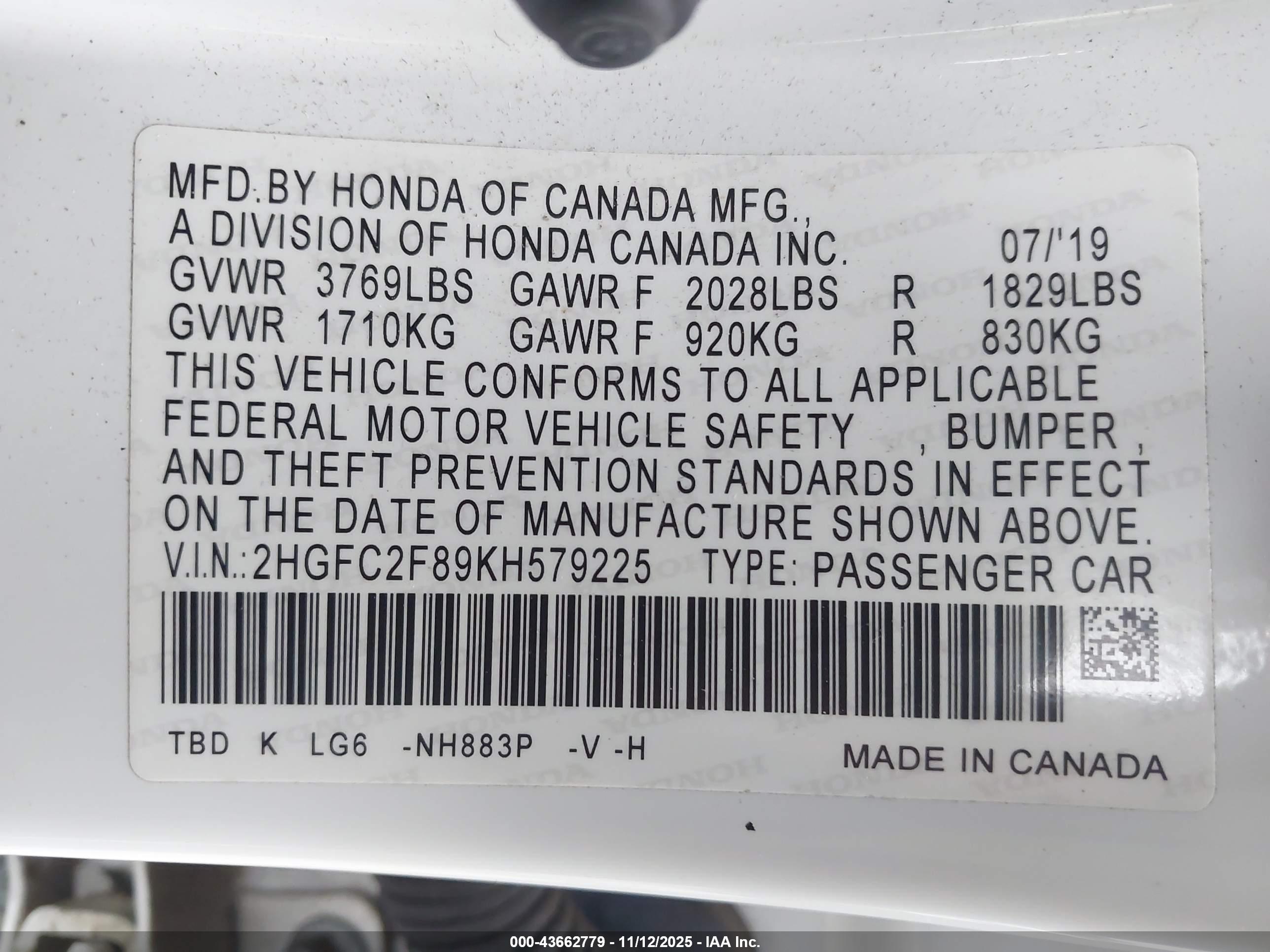 HONDA CIVIC image 9