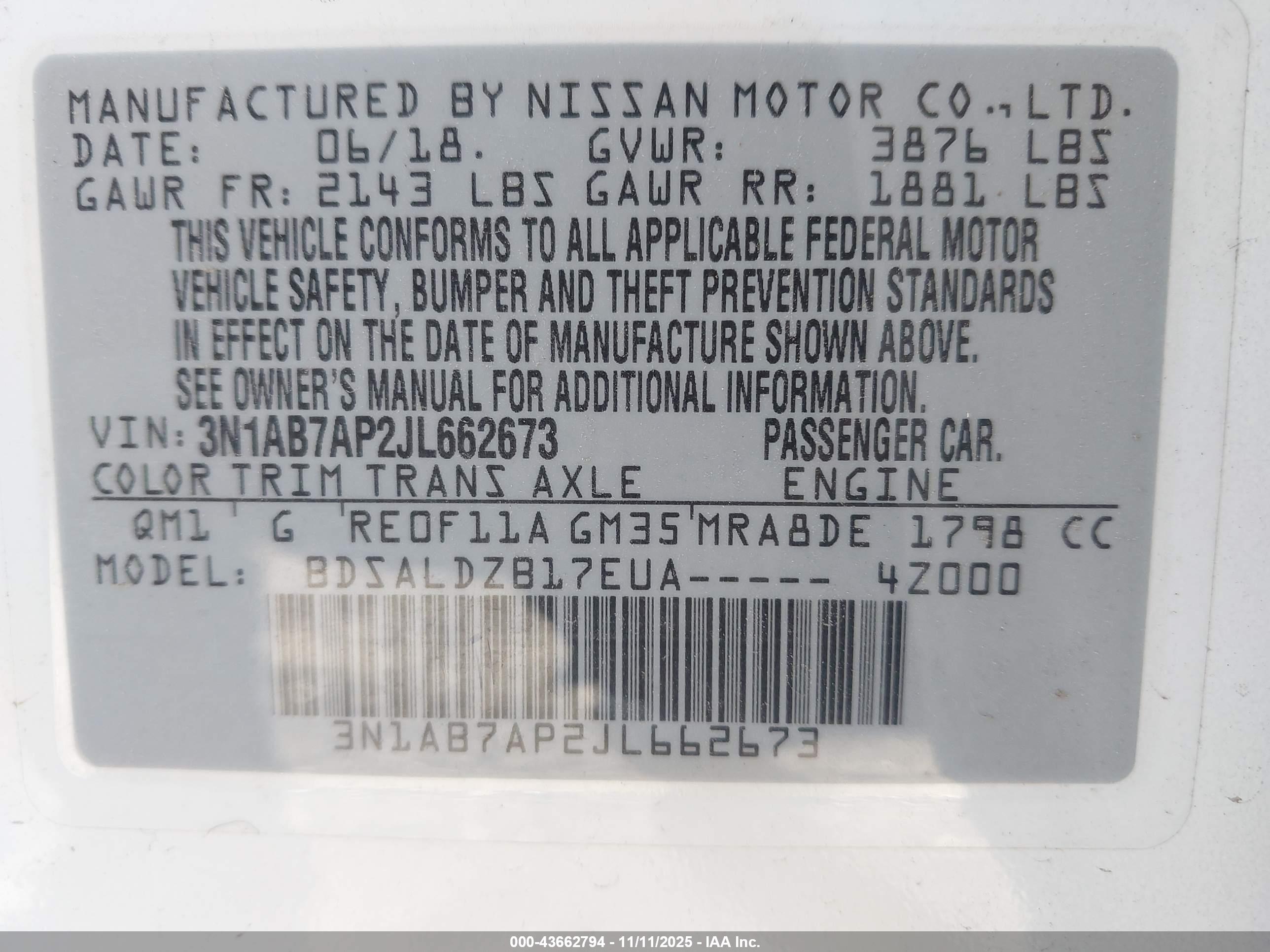 NISSAN SENTRA image 9