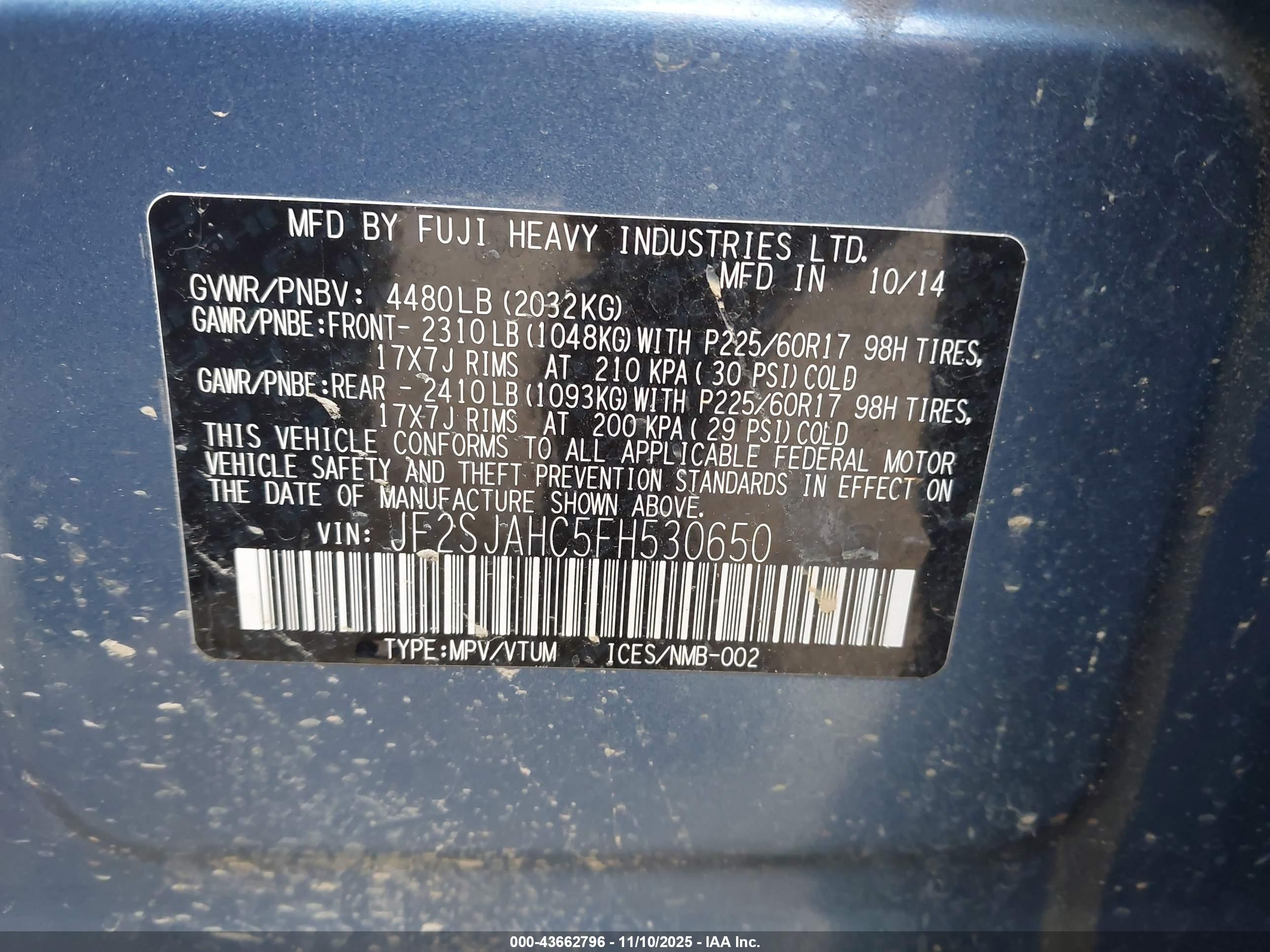 SUBARU FORESTER image 9