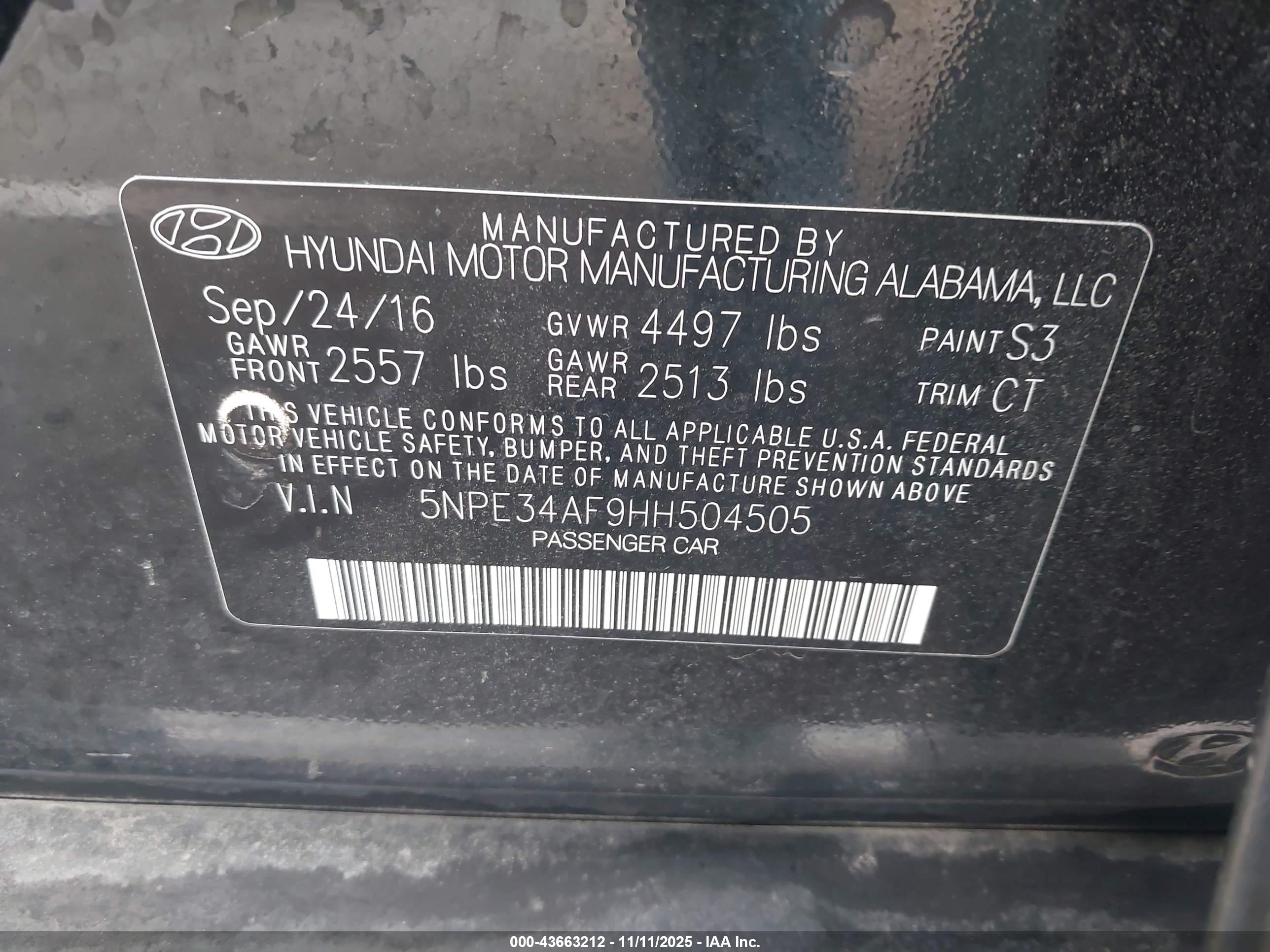 HYUNDAI SONATA image 9