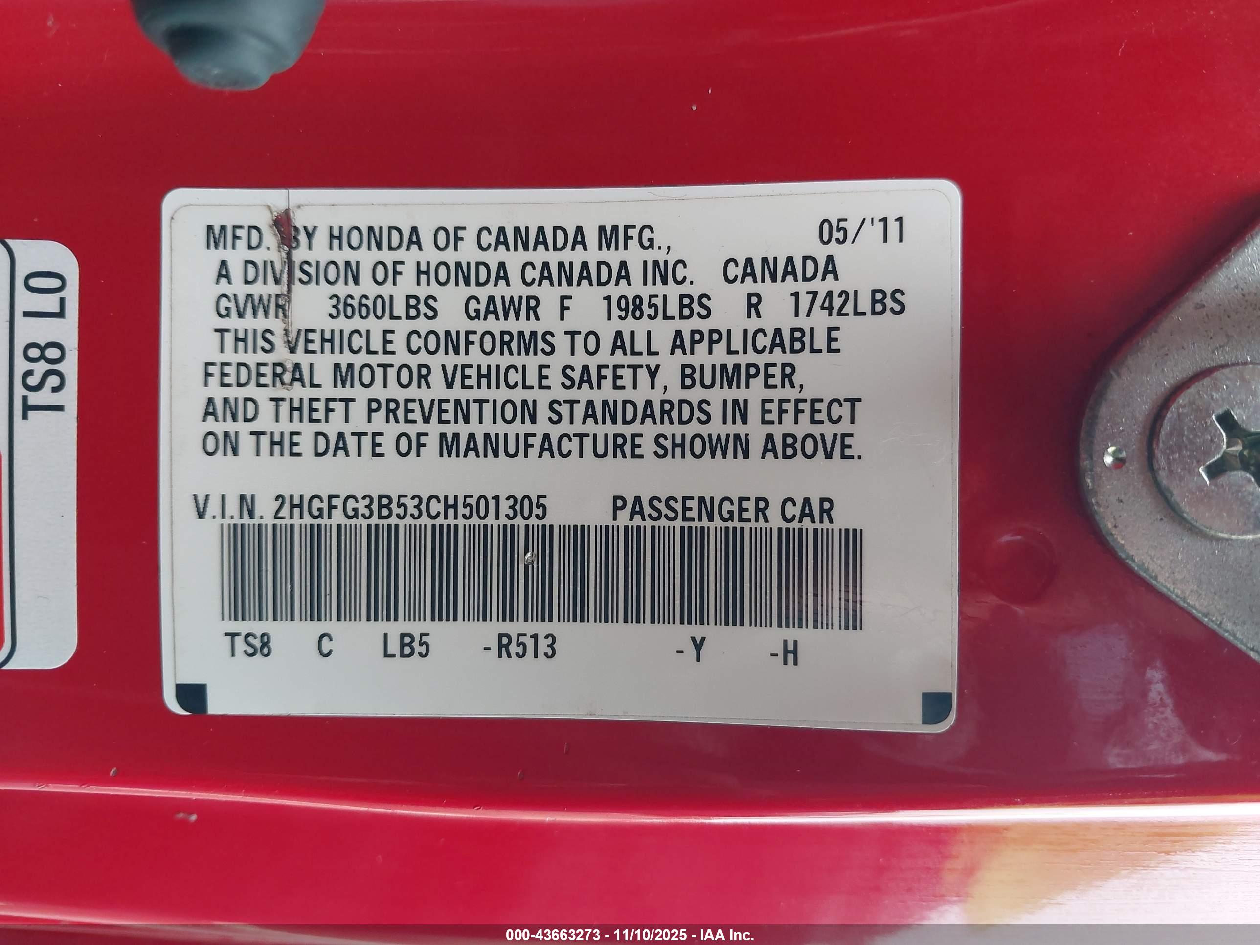 HONDA CIVIC image 9
