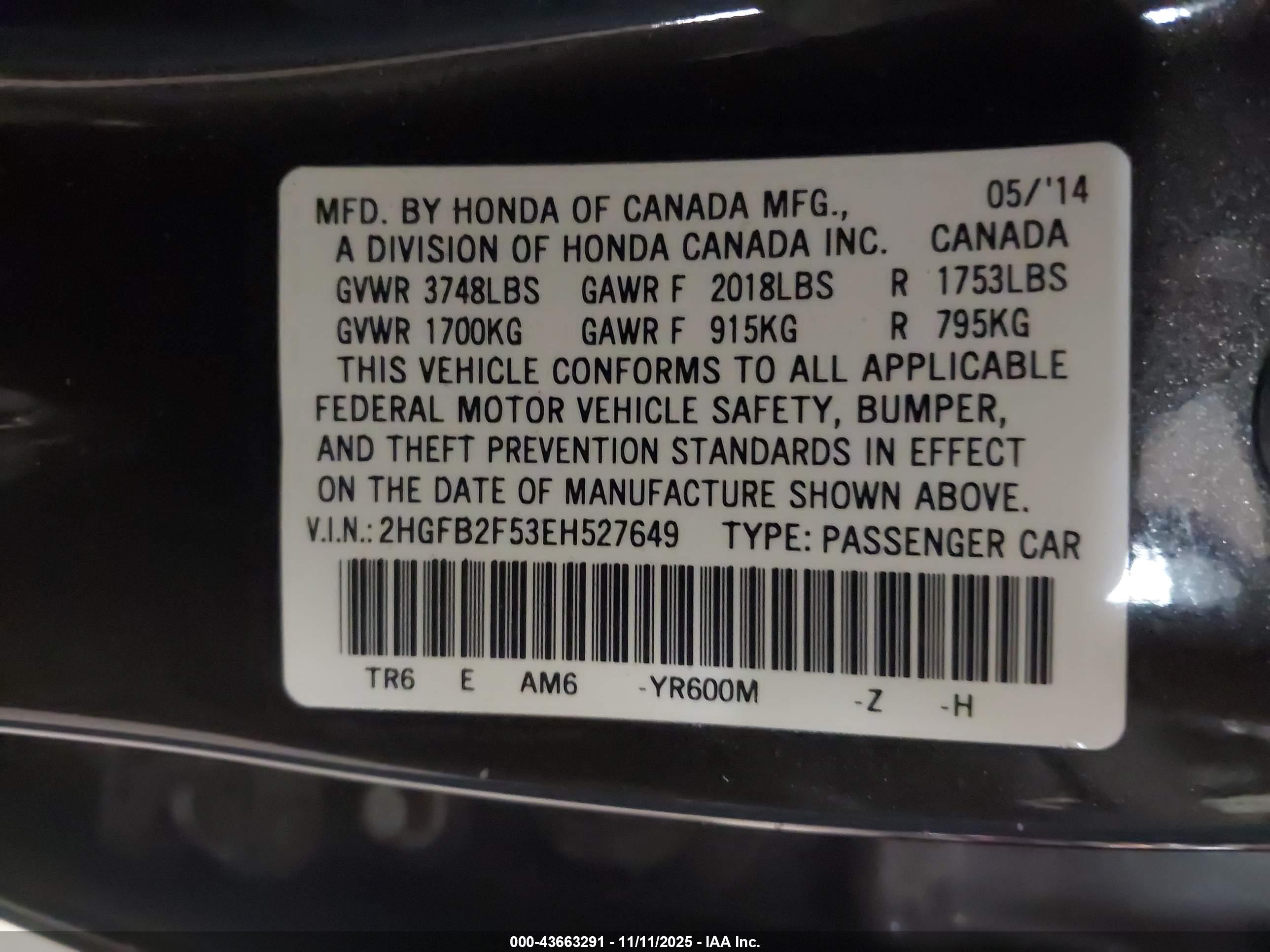HONDA CIVIC image 9