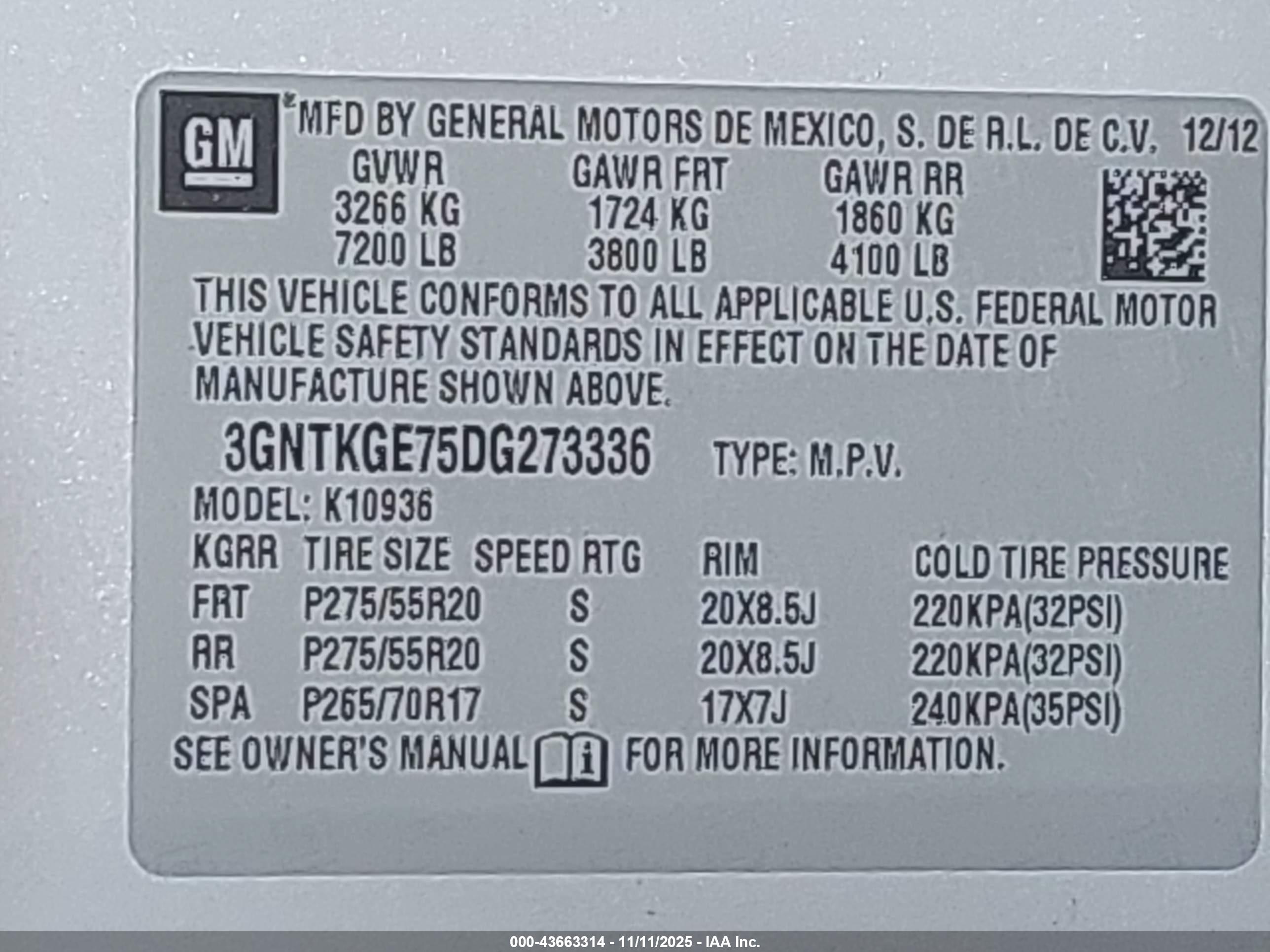 CHEVROLET AVALANCHE image 9