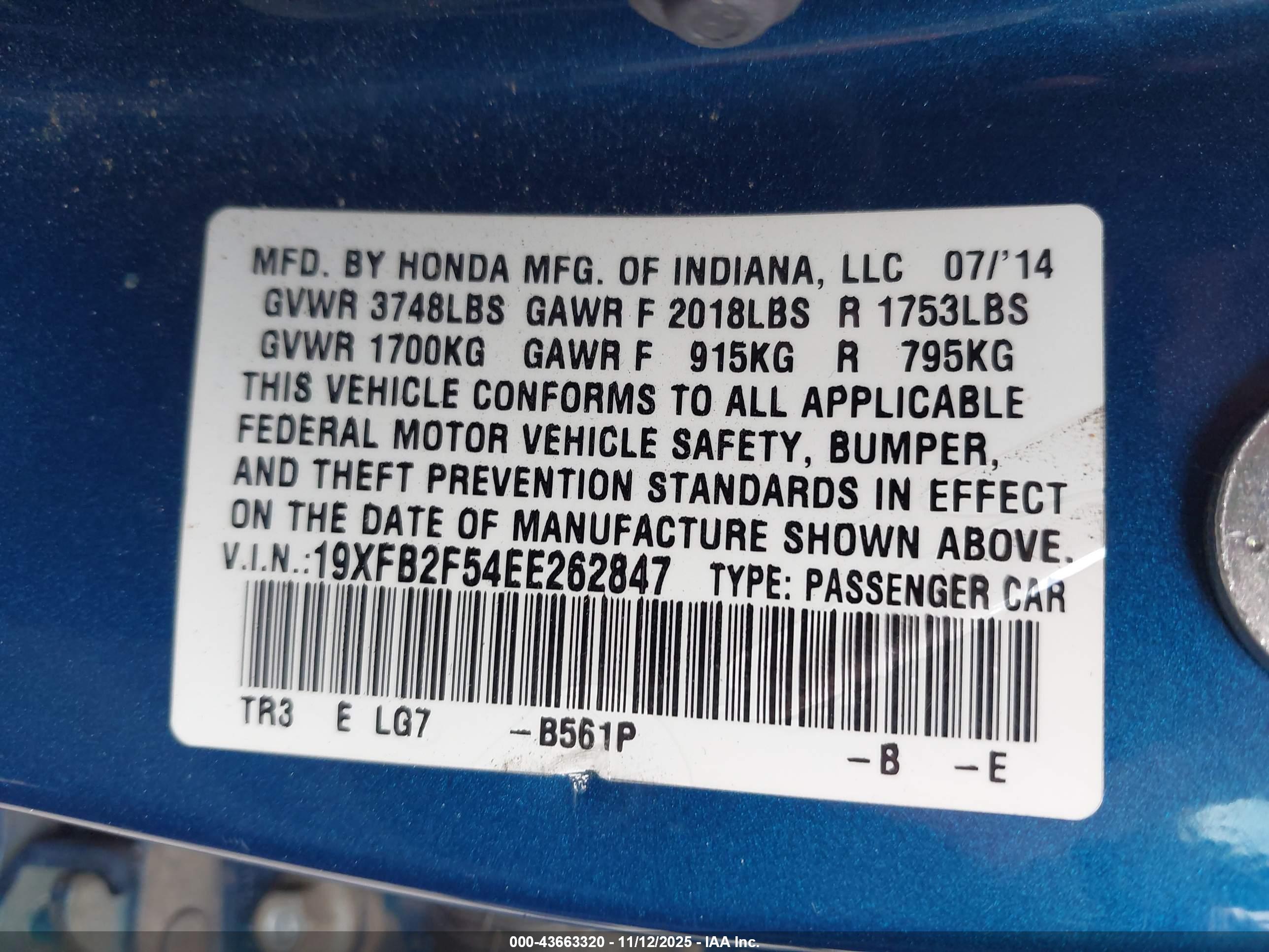 HONDA CIVIC image 9