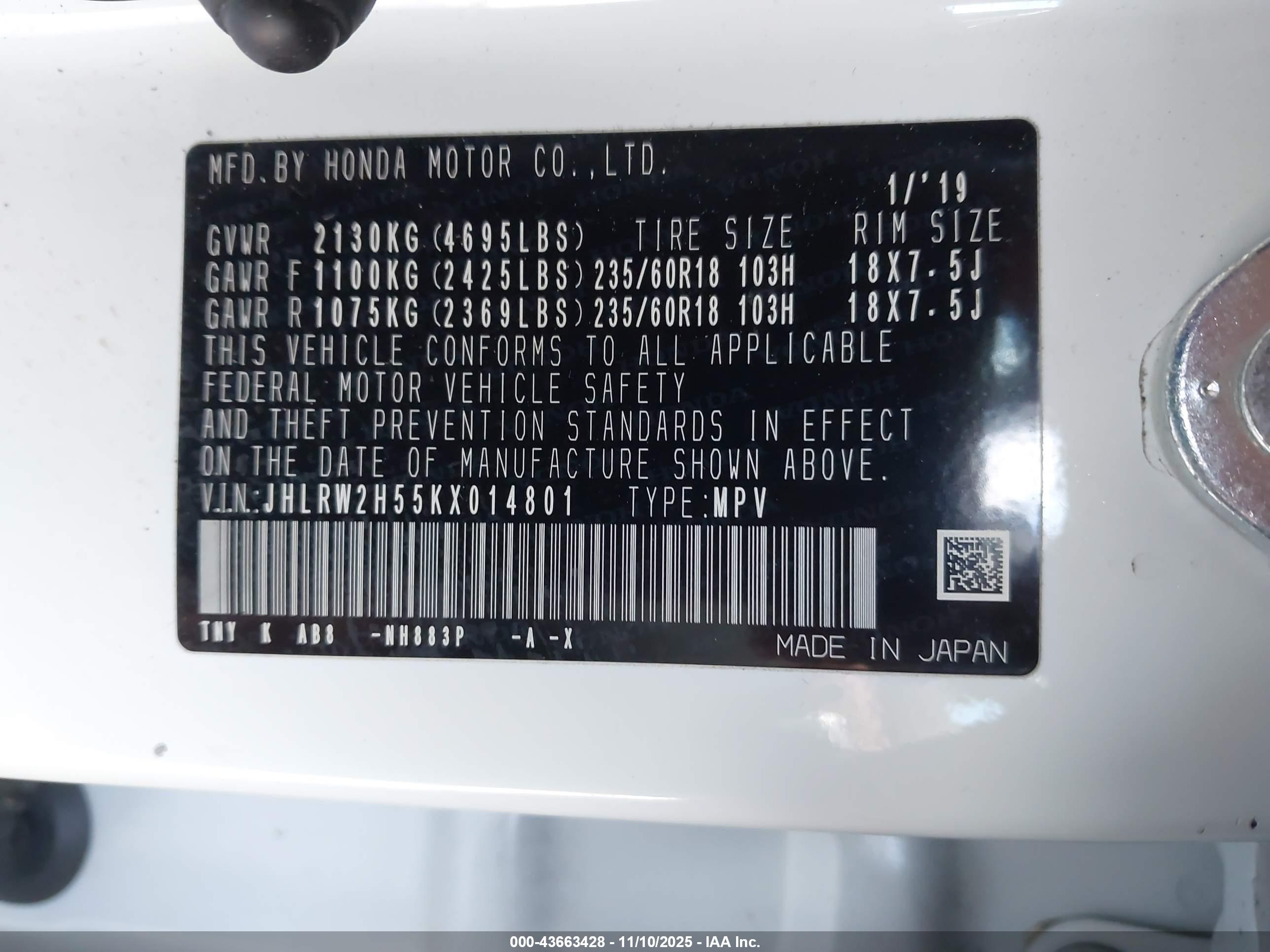 HONDA CR-V image 9