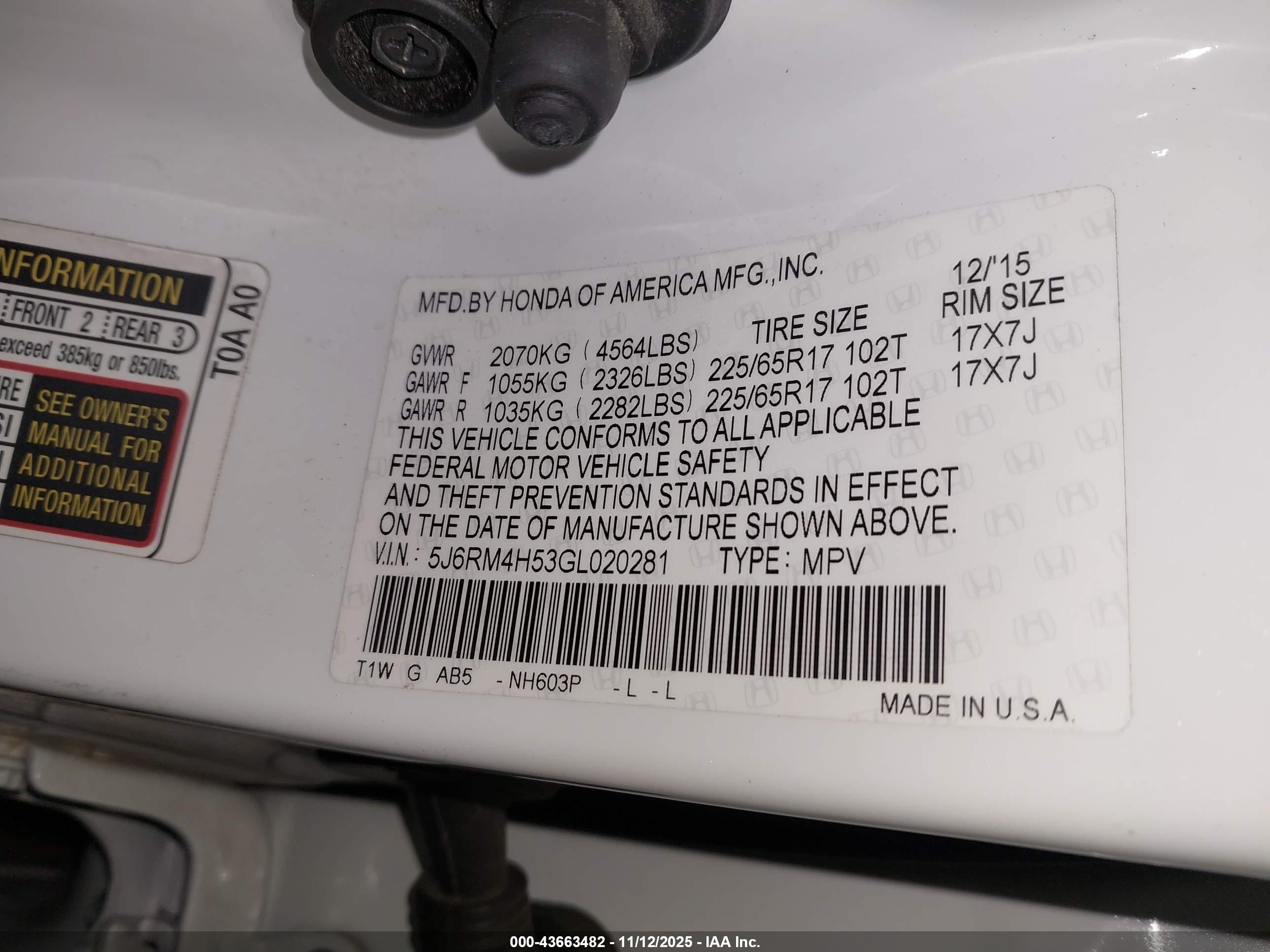 HONDA CR-V image 9