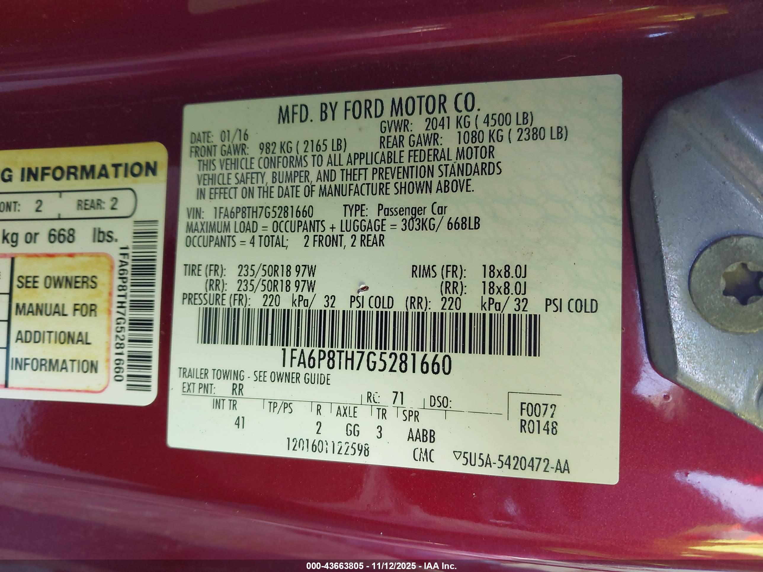 FORD MUSTANG image 9