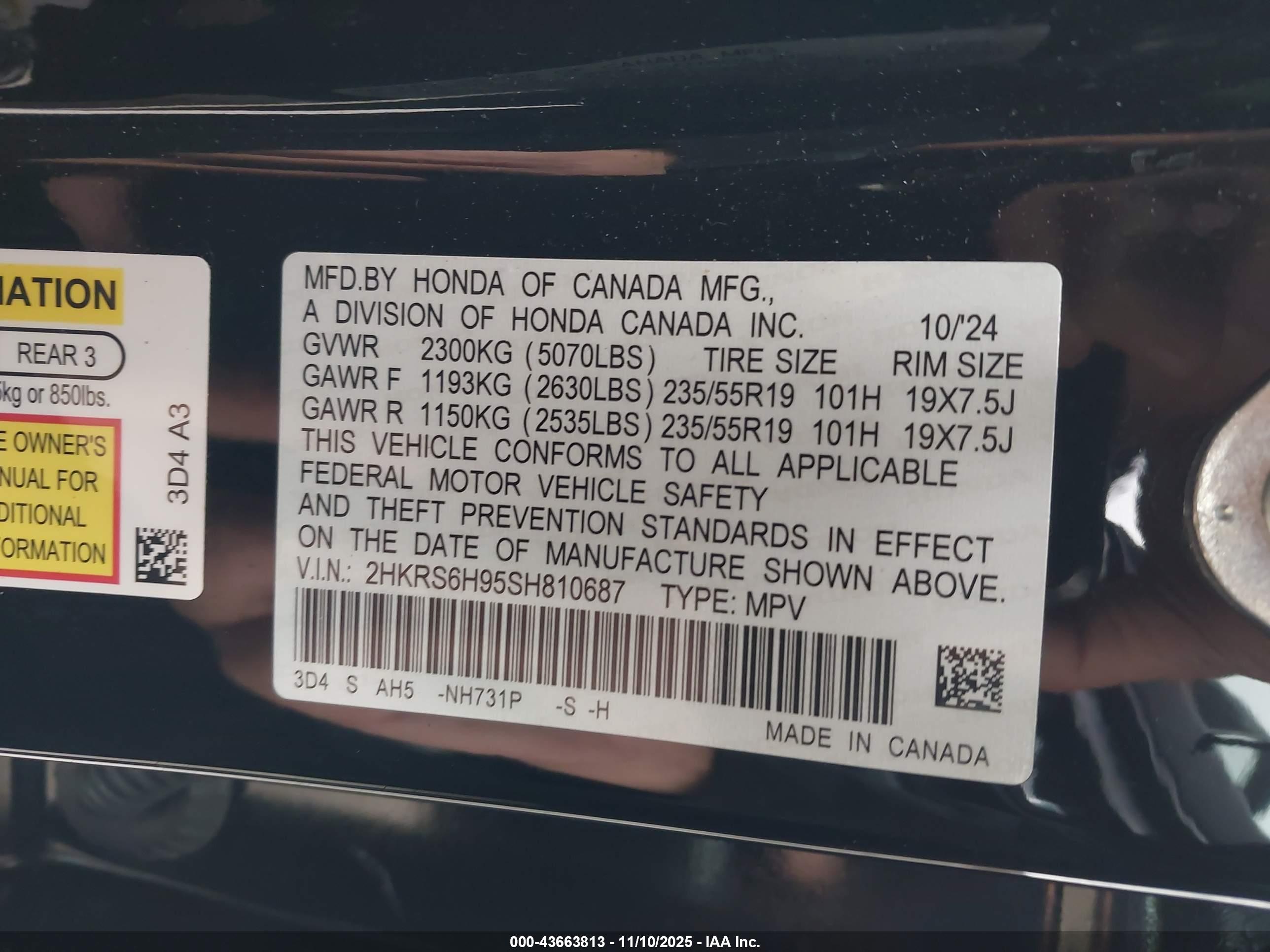 HONDA CR-V image 9