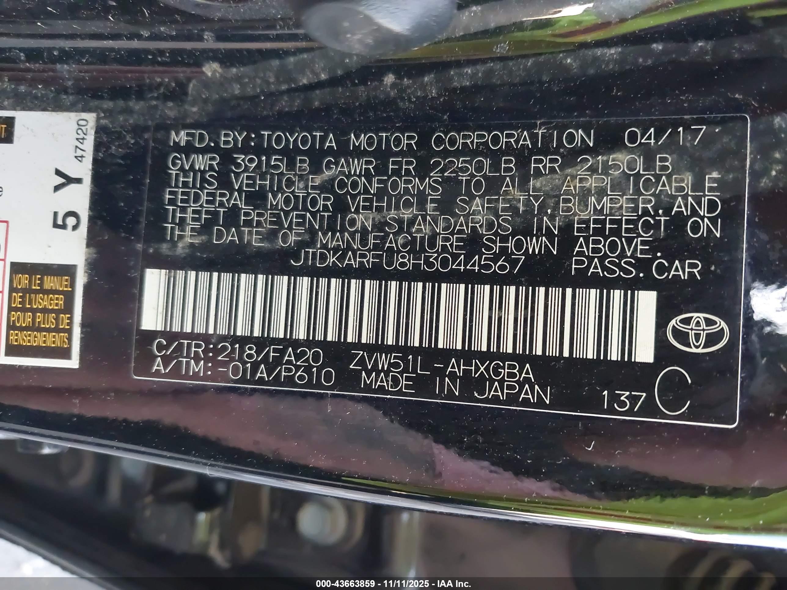 TOYOTA PRIUS image 9