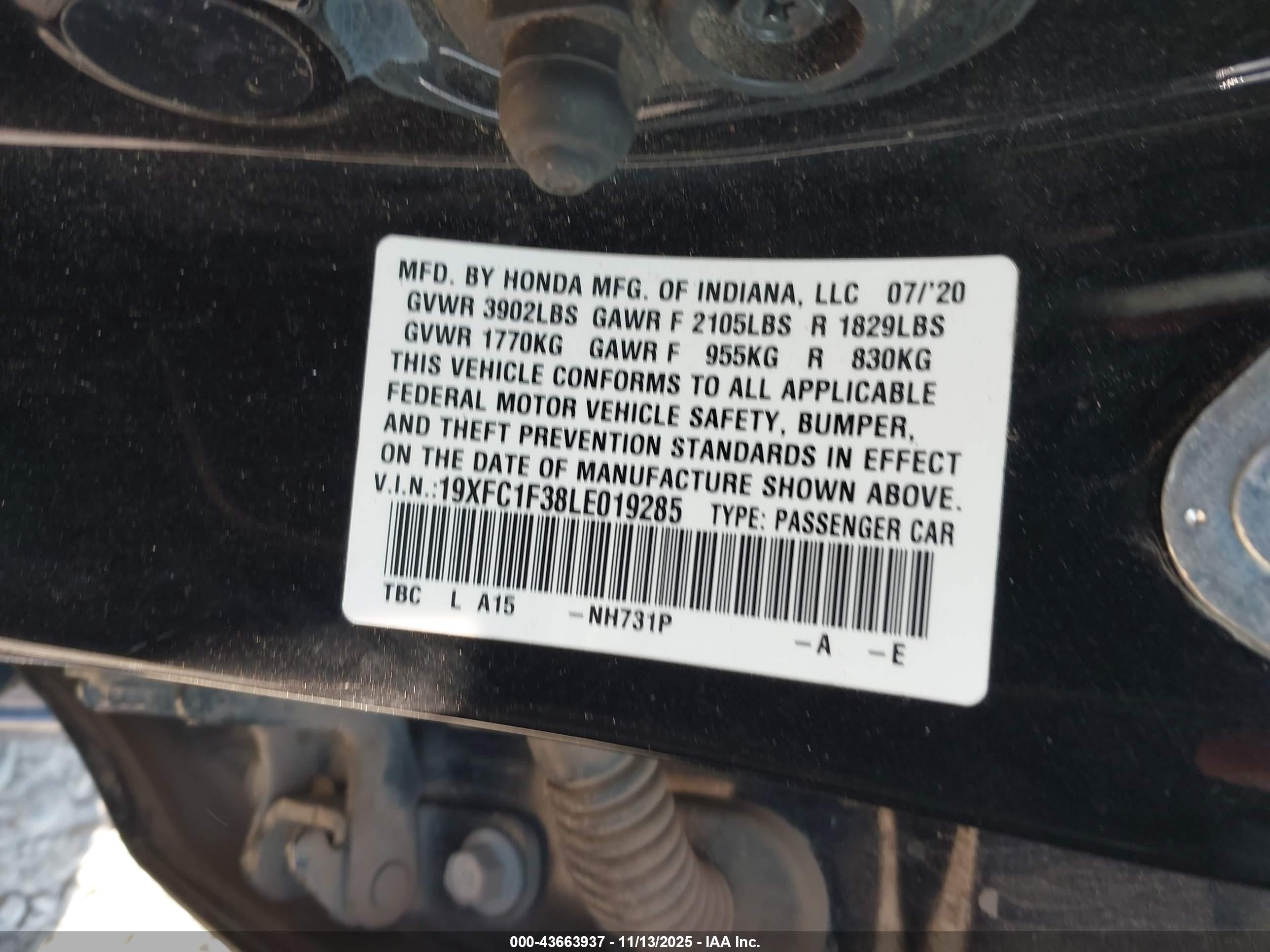 HONDA CIVIC image 9