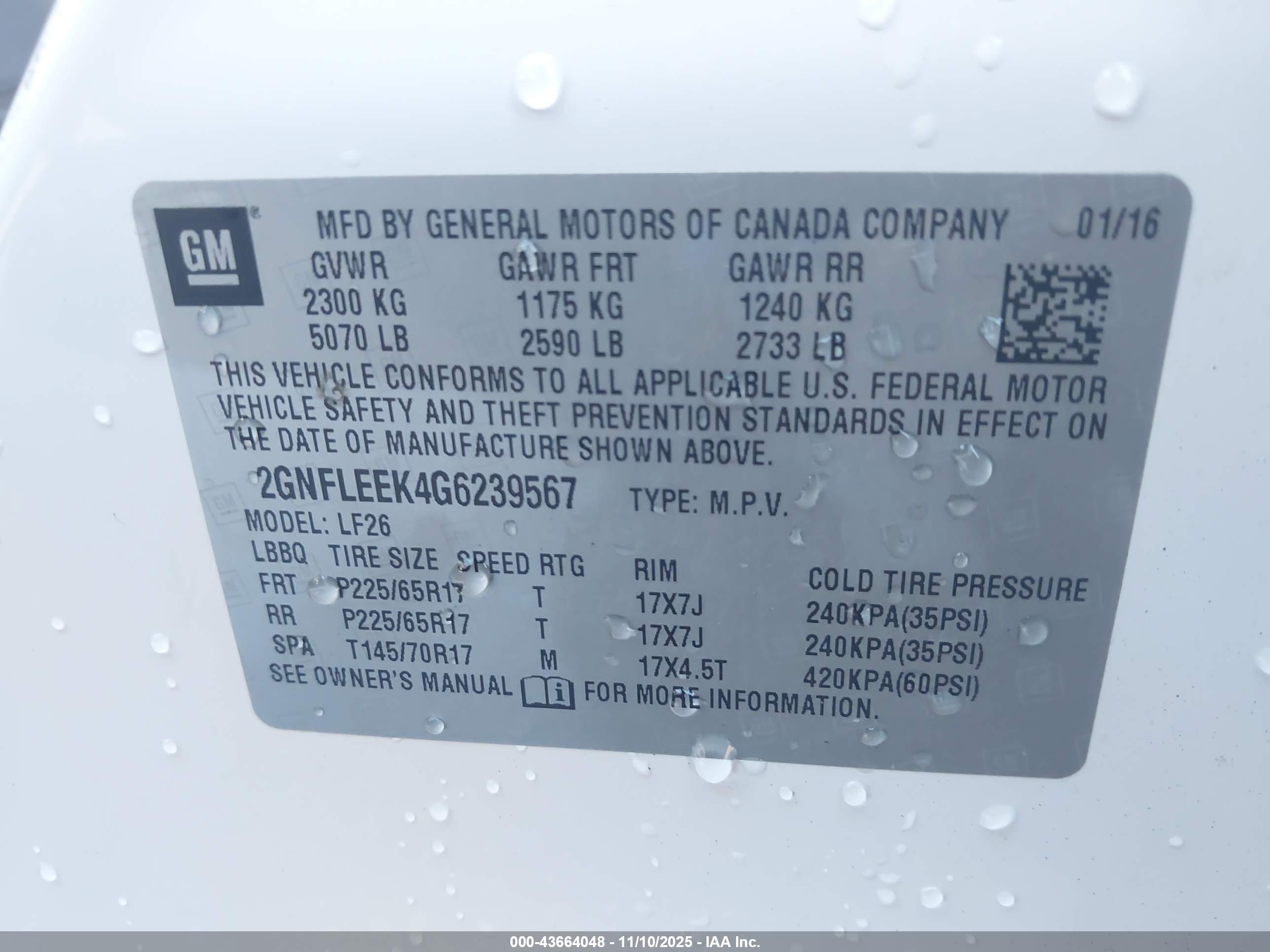 CHEVROLET EQUINOX image 9
