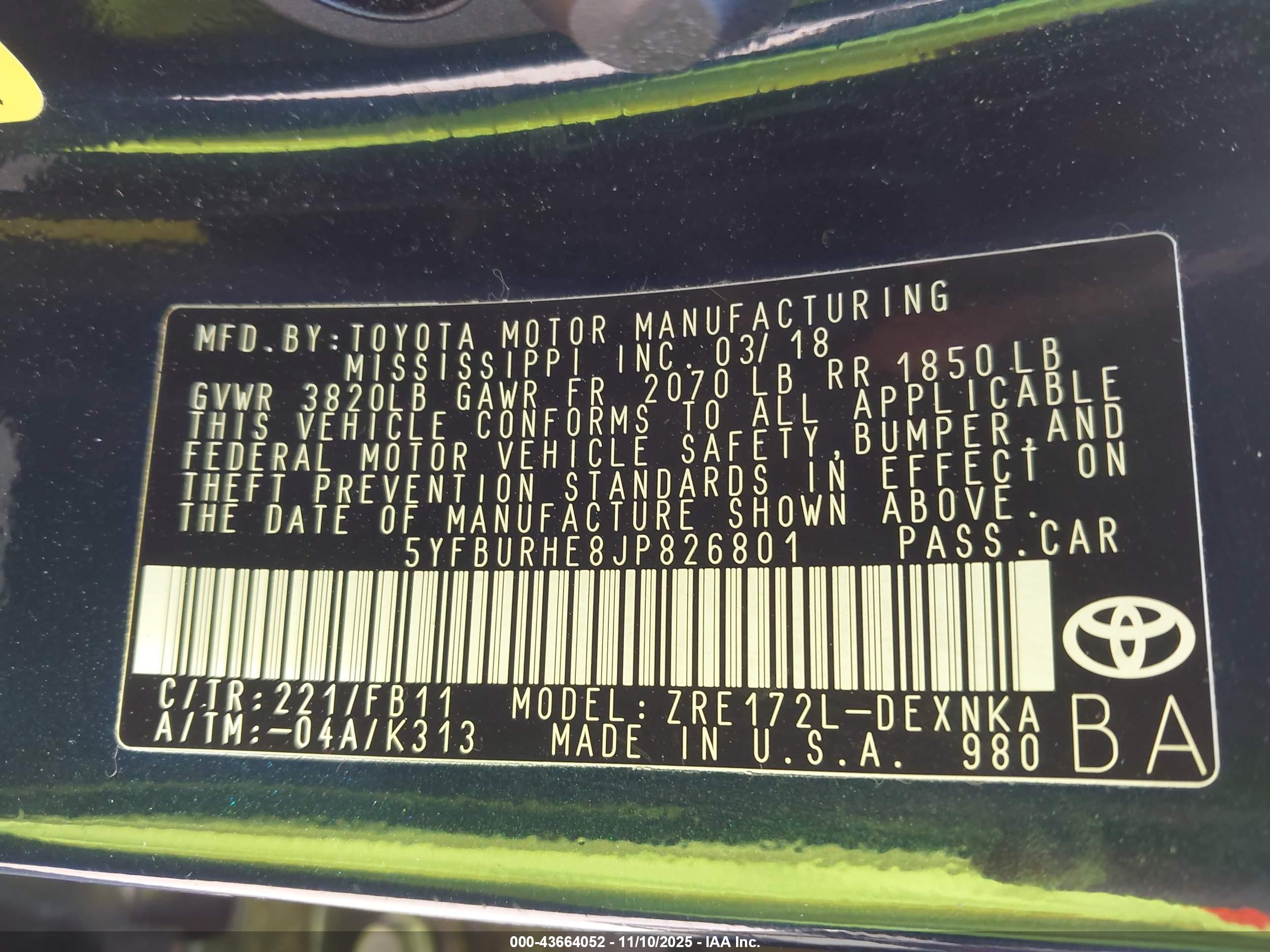 TOYOTA COROLLA image 9