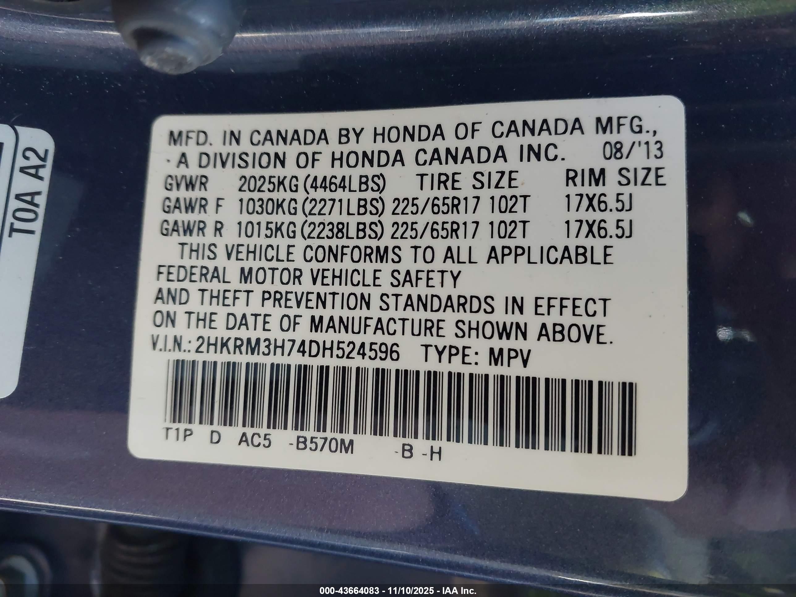 HONDA CR-V image 9