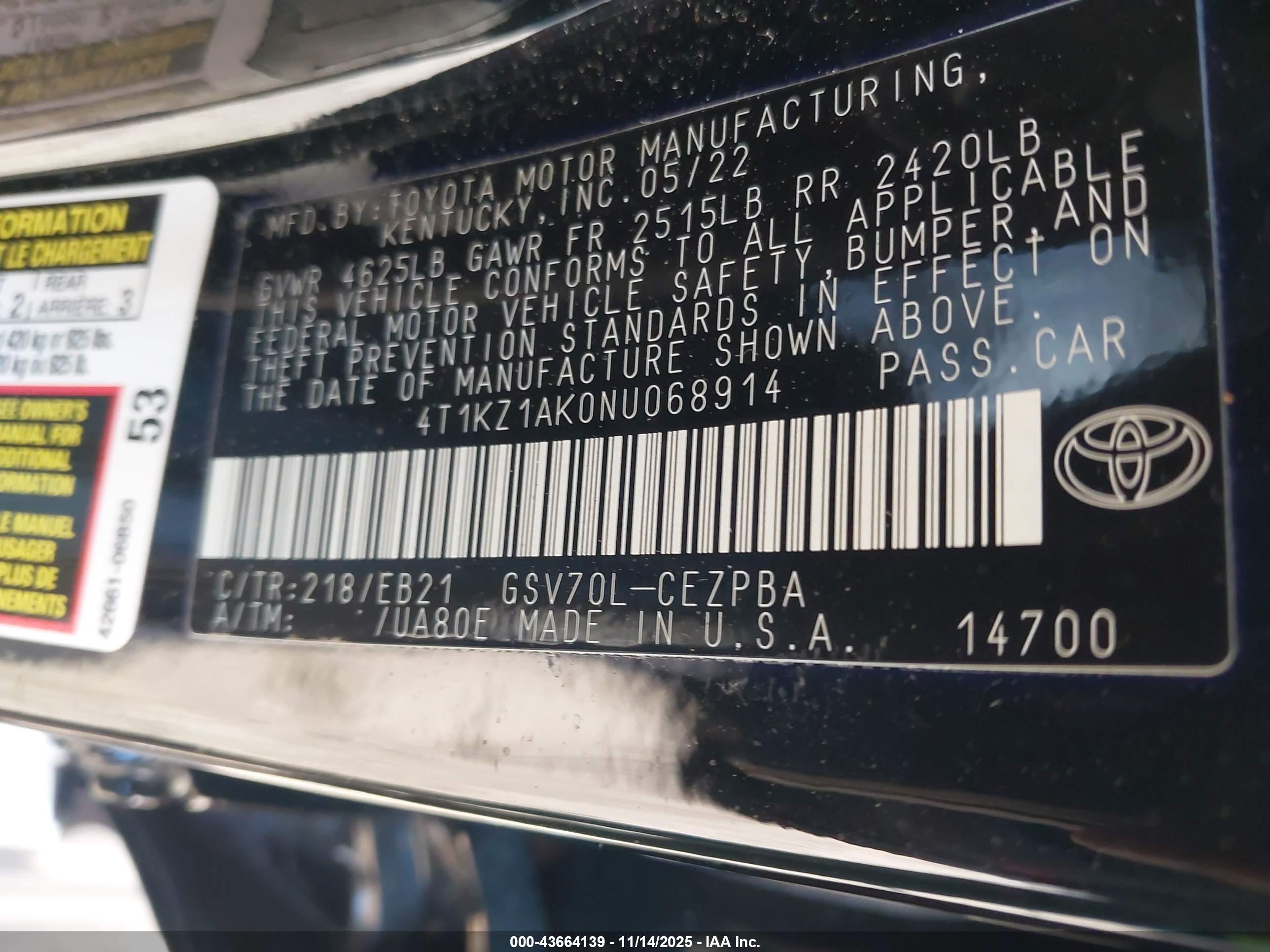 TOYOTA CAMRY image 9