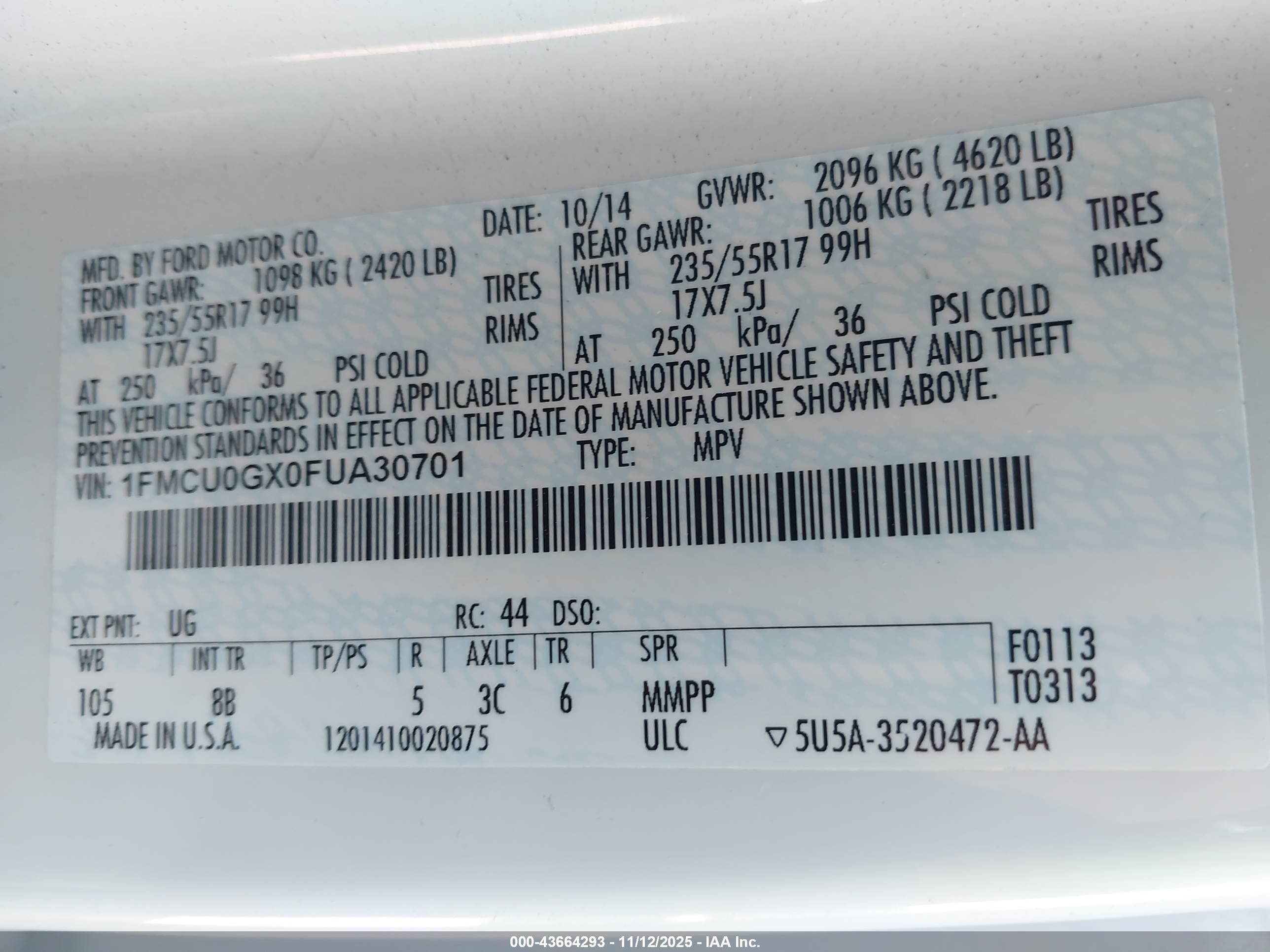 FORD ESCAPE image 9