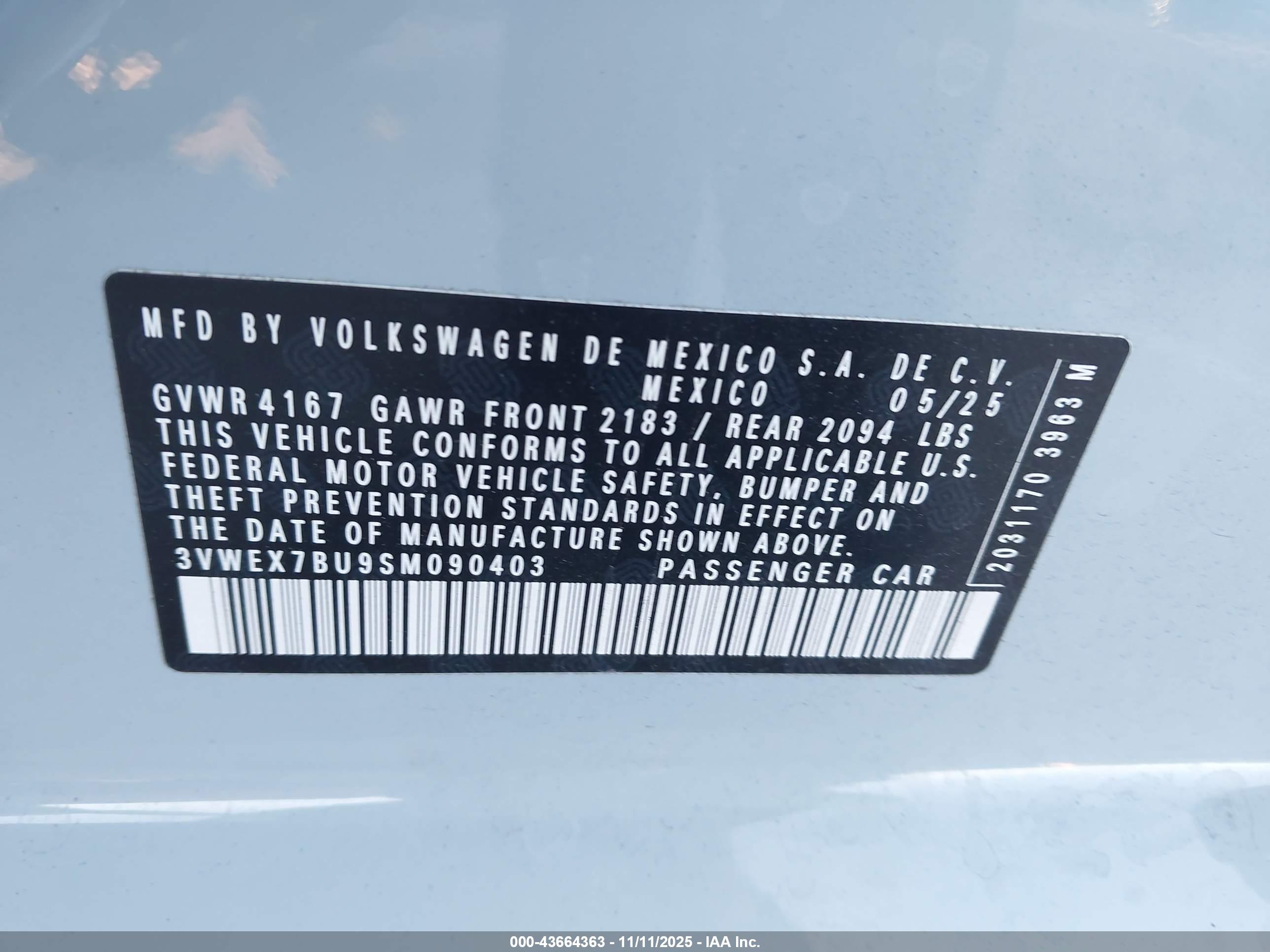 VOLKSWAGEN JETTA image 9