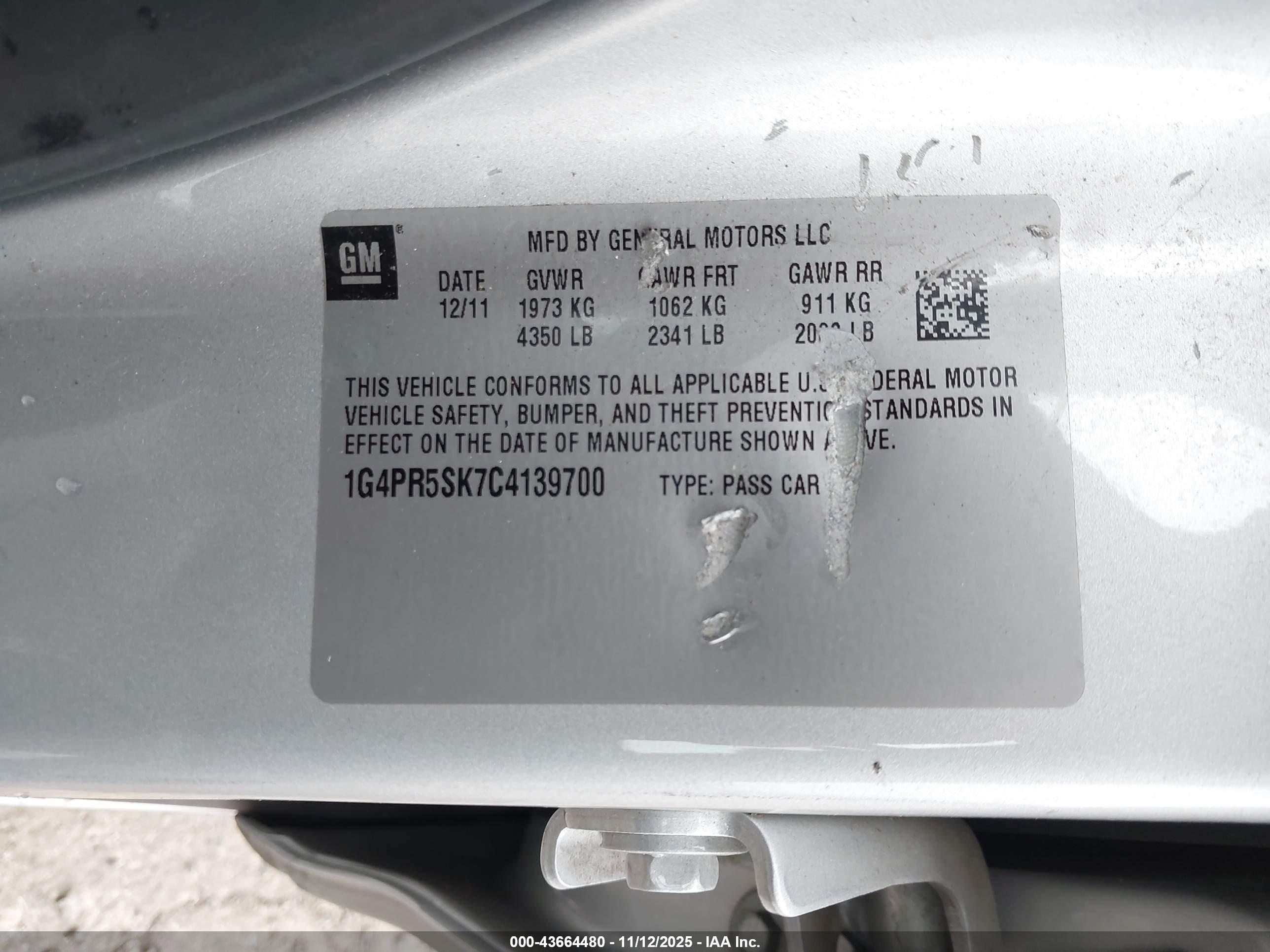 BUICK VERANO image 9