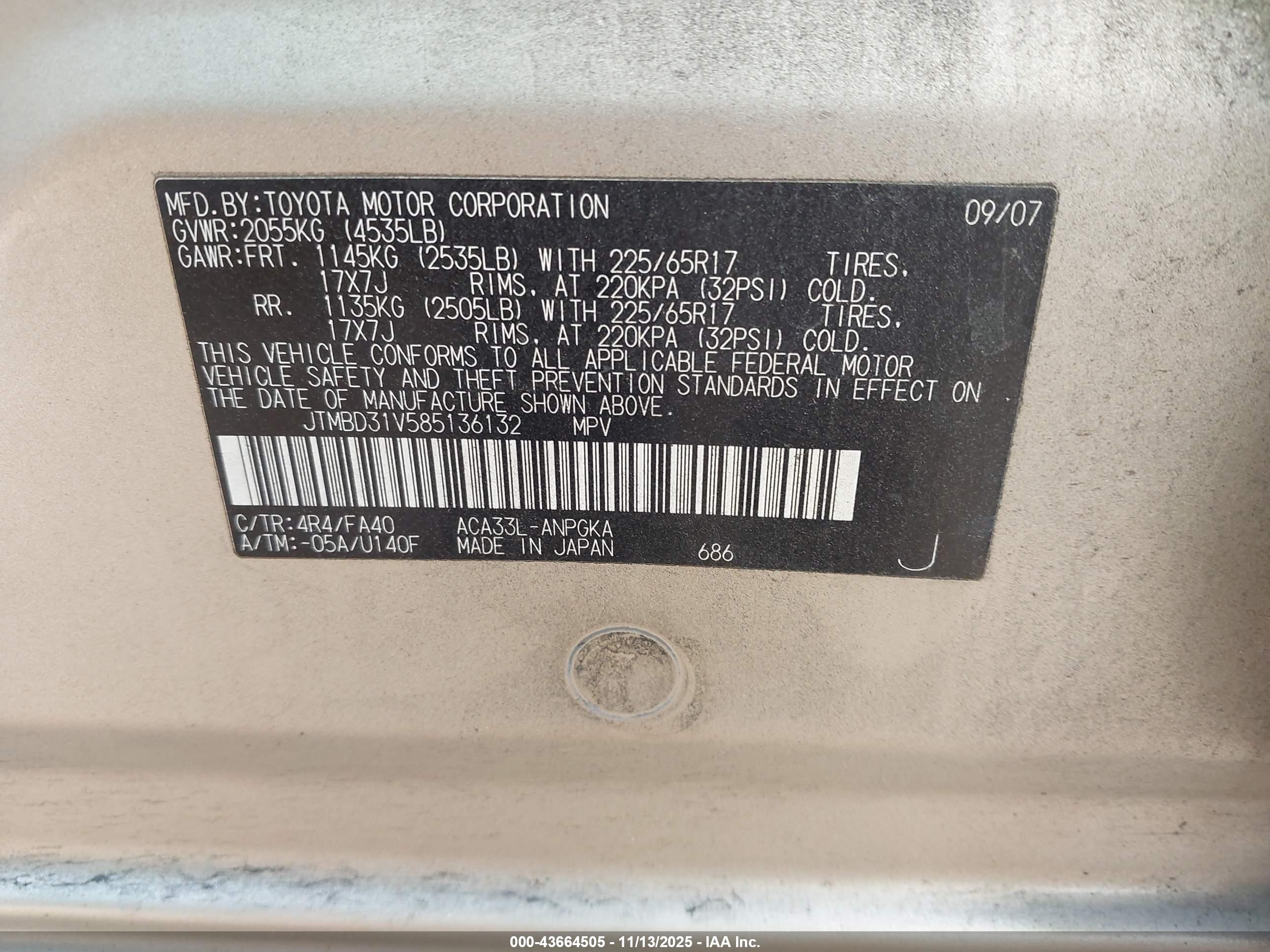 TOYOTA RAV4 image 9