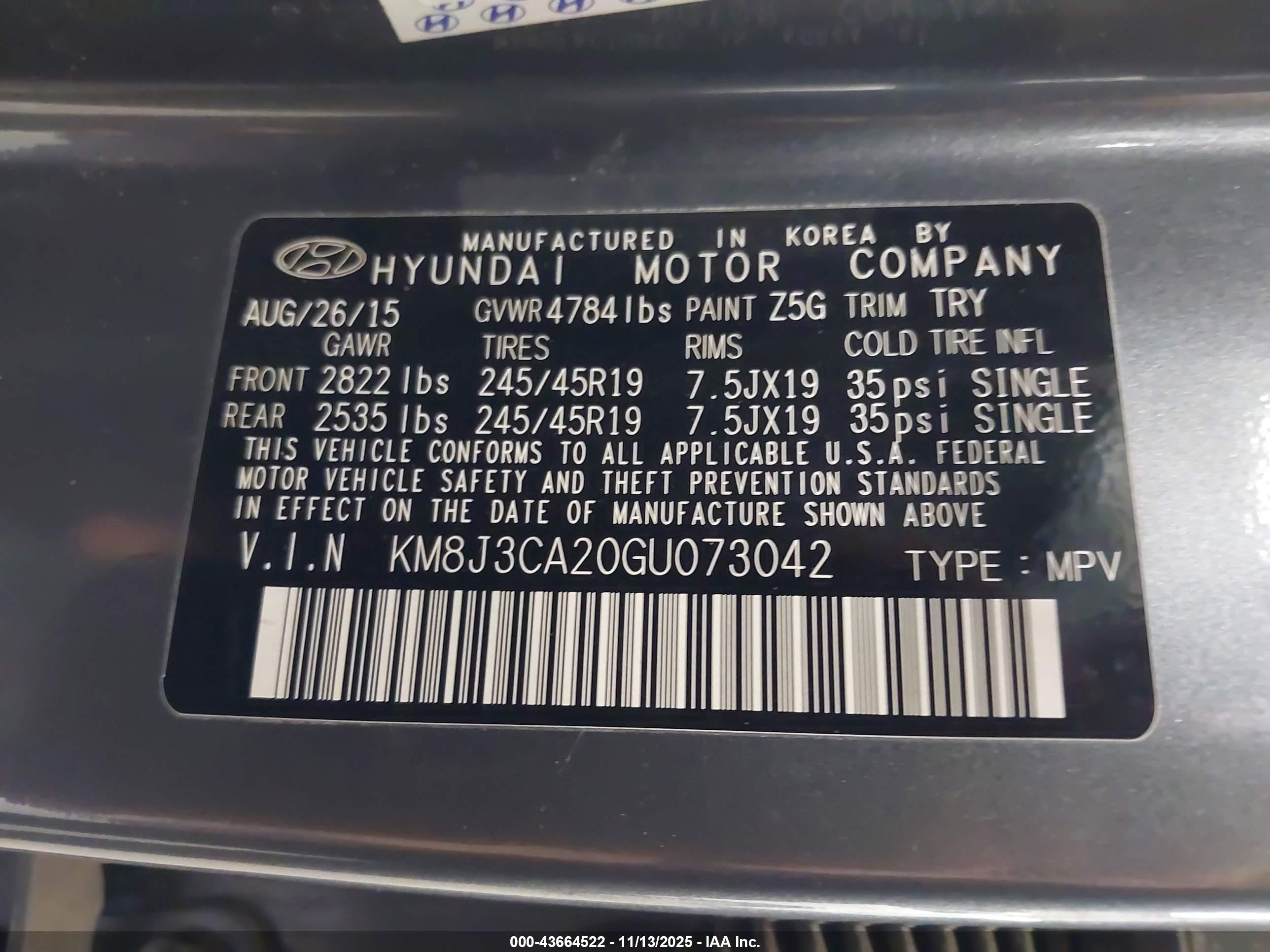 HYUNDAI TUCSON image 9