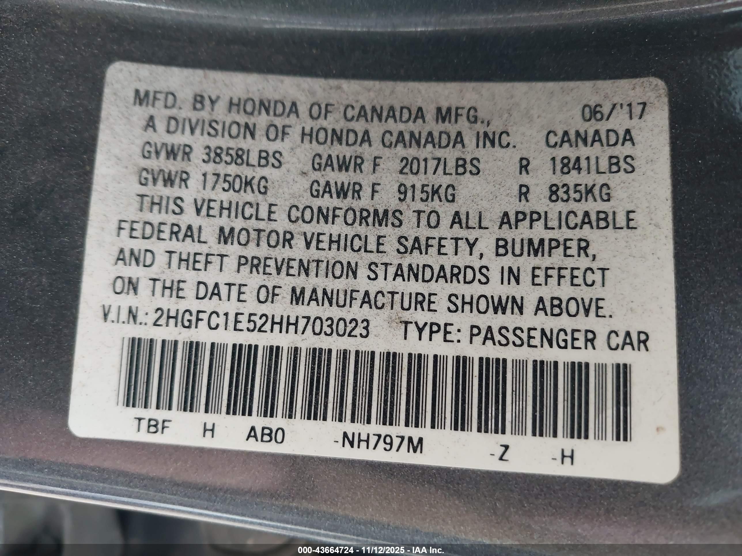 HONDA CIVIC image 9