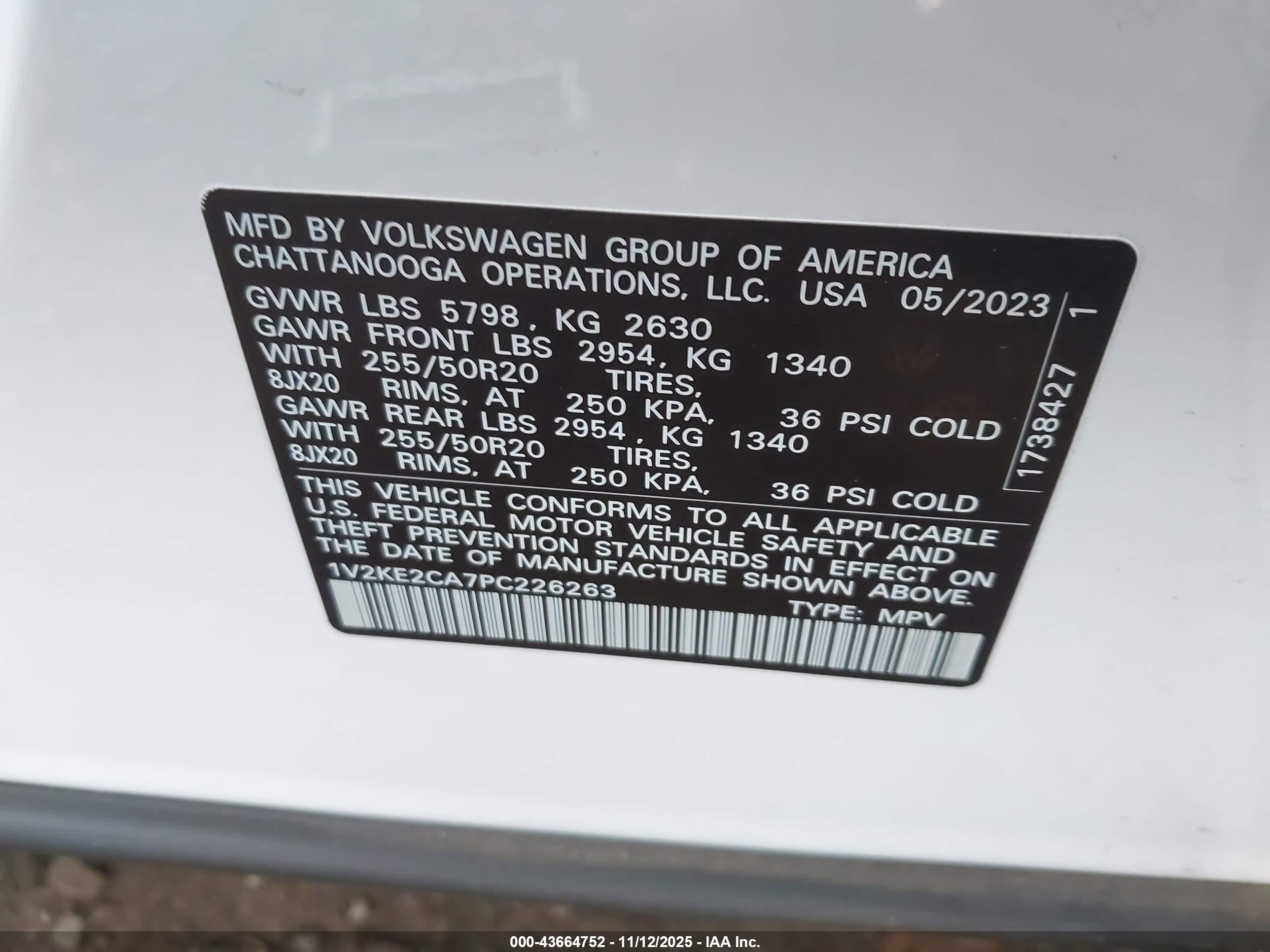 VOLKSWAGEN ATLAS image 9