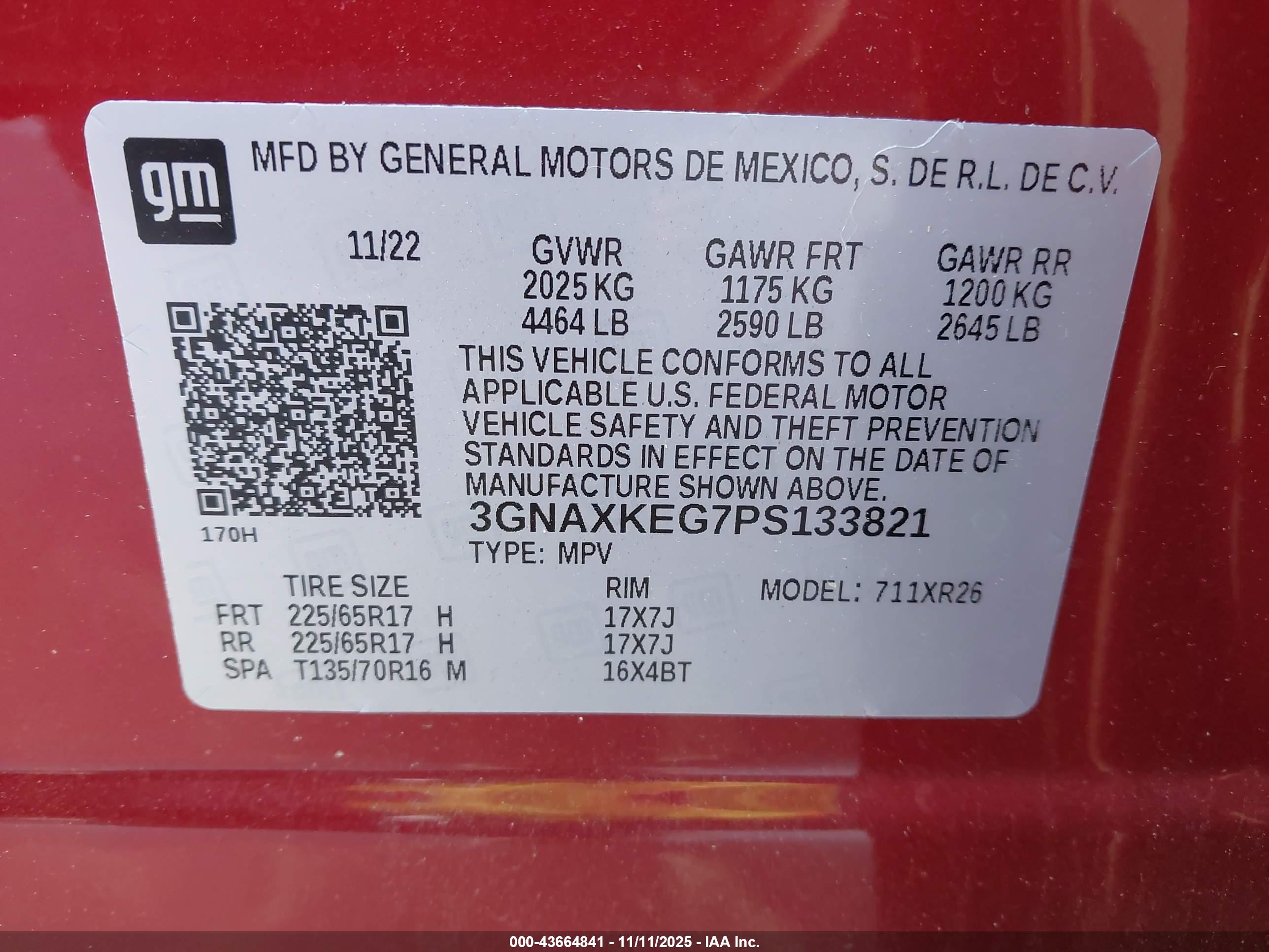 CHEVROLET EQUINOX image 9