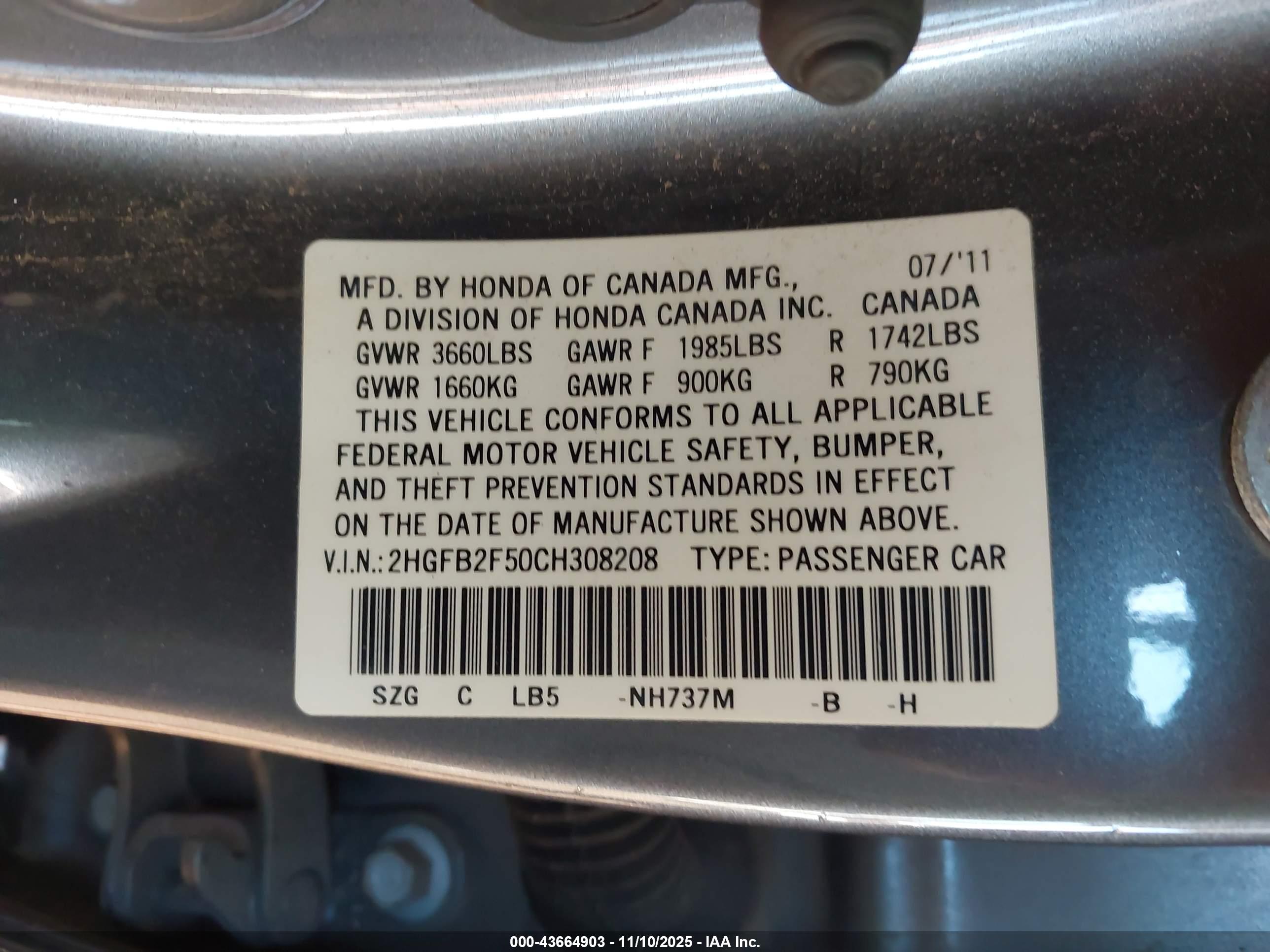 HONDA CIVIC image 9
