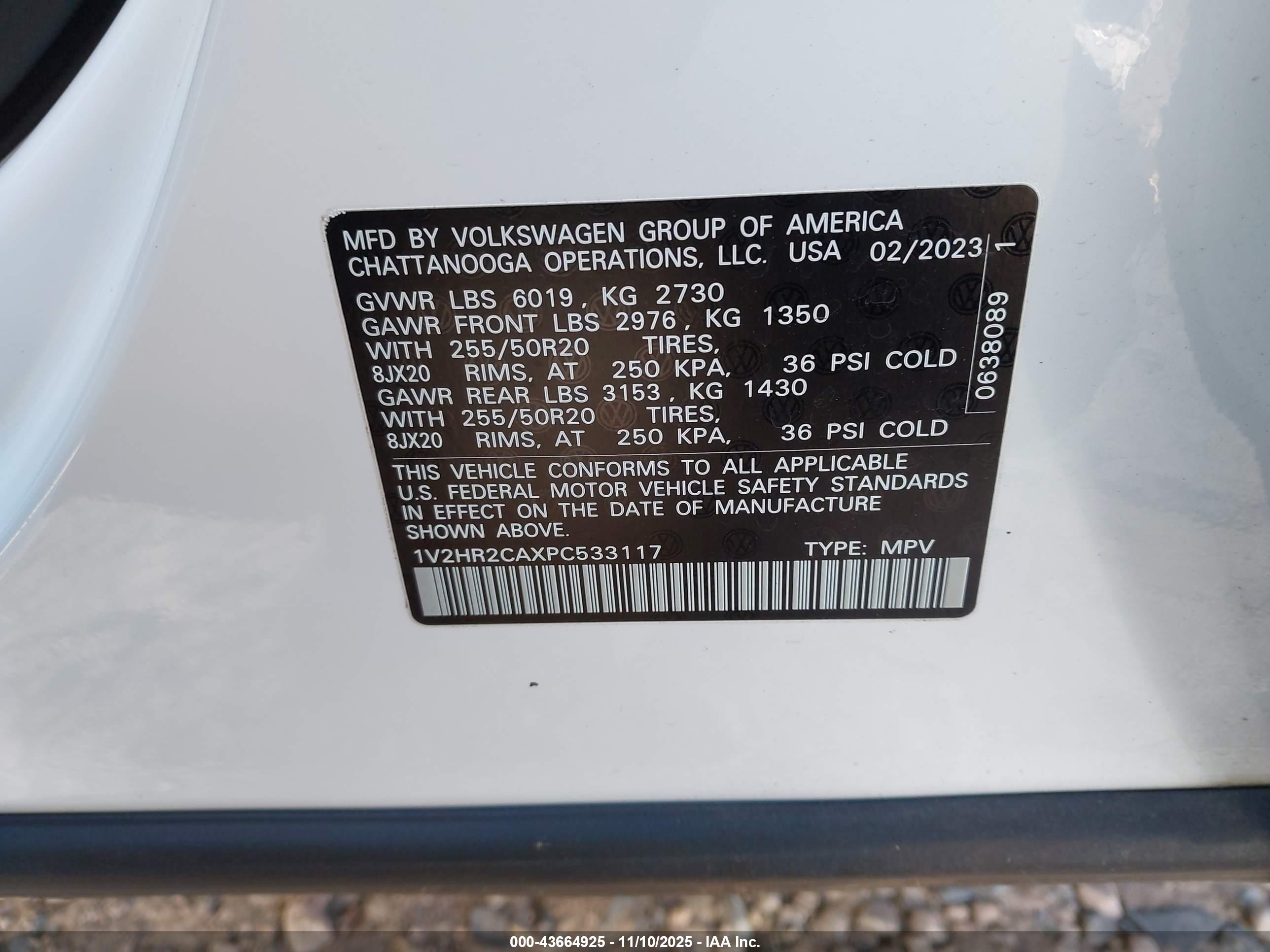 VOLKSWAGEN ATLAS image 9