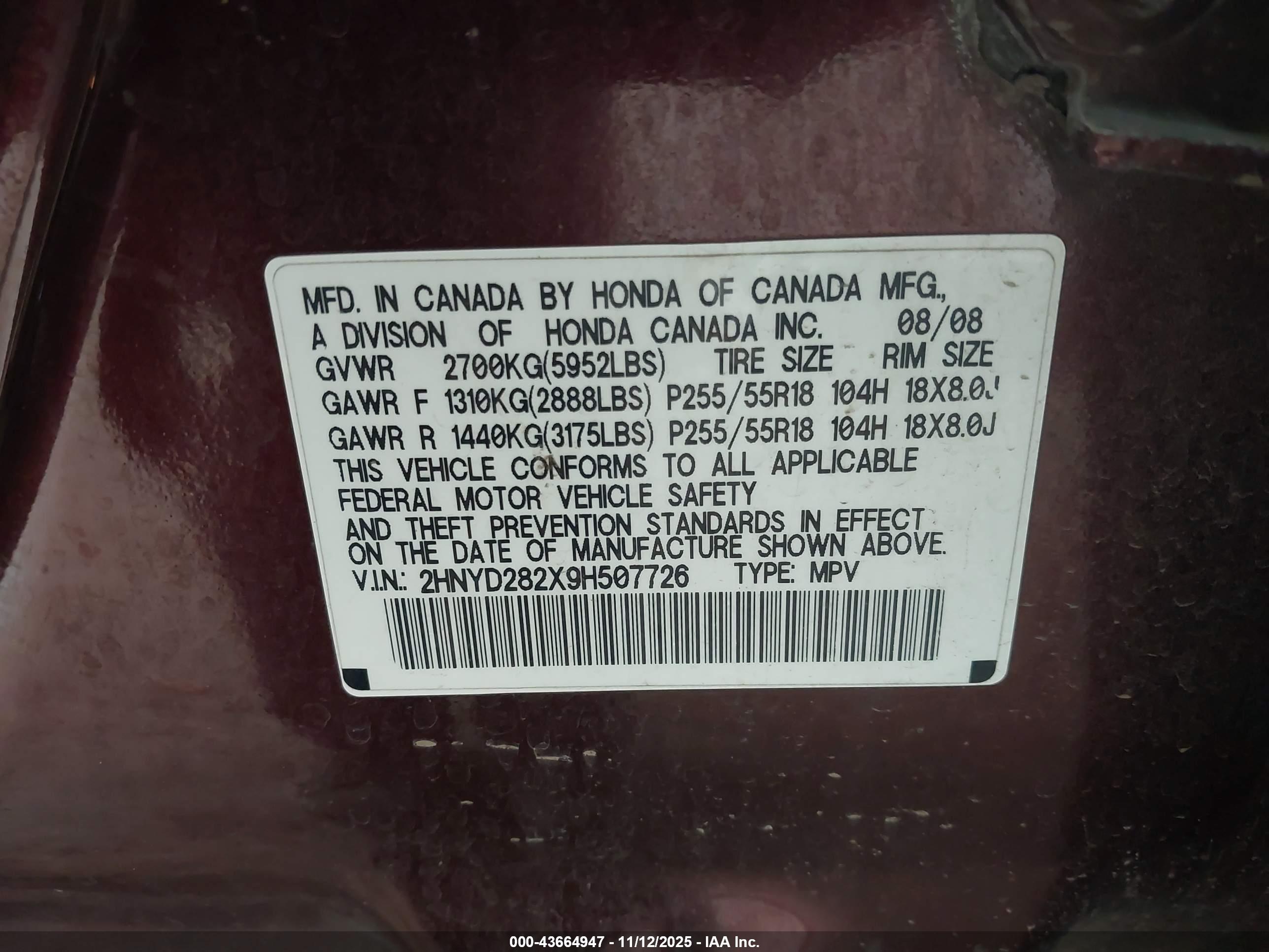 ACURA MDX image 9