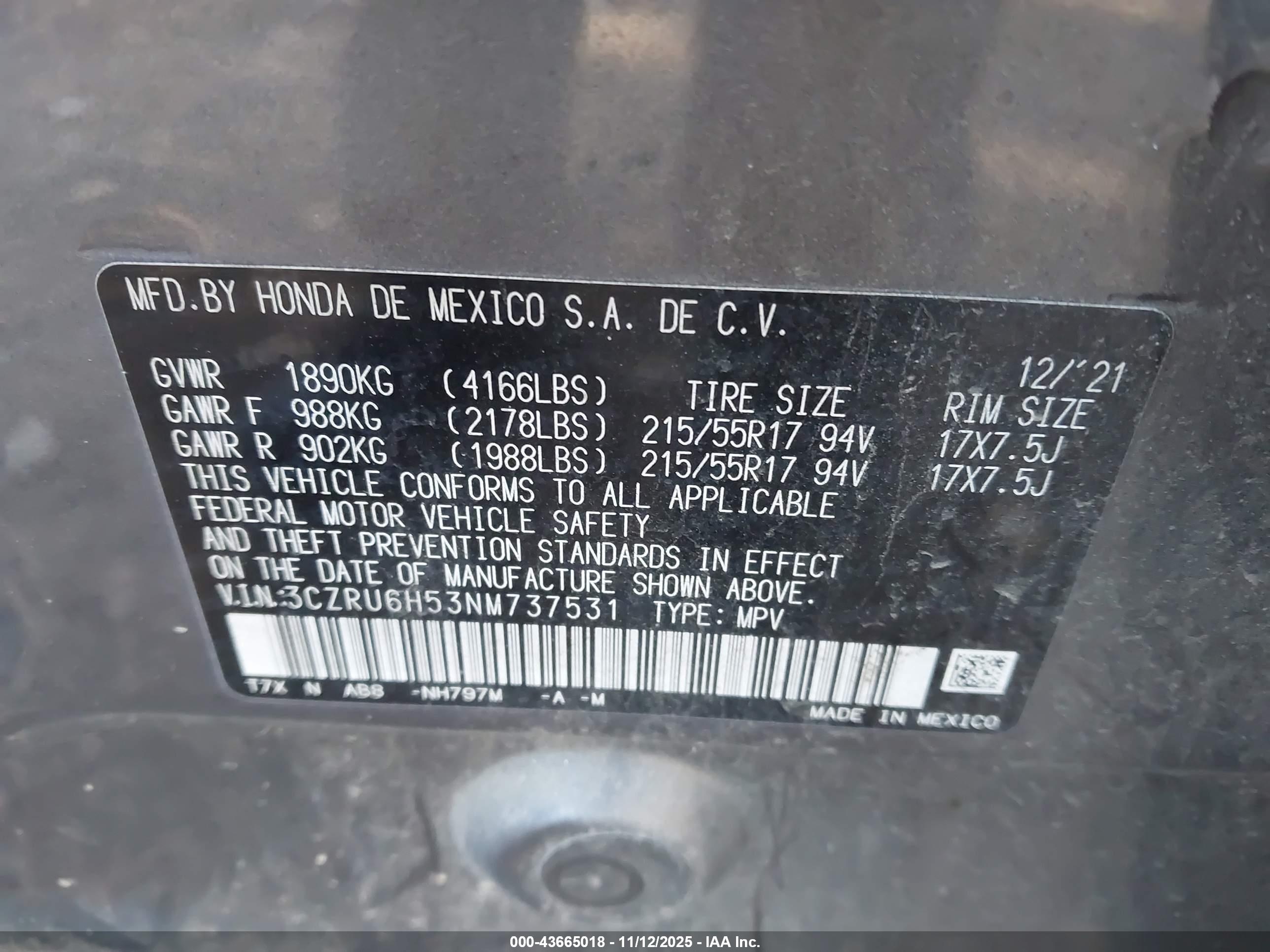 HONDA HR-V image 9